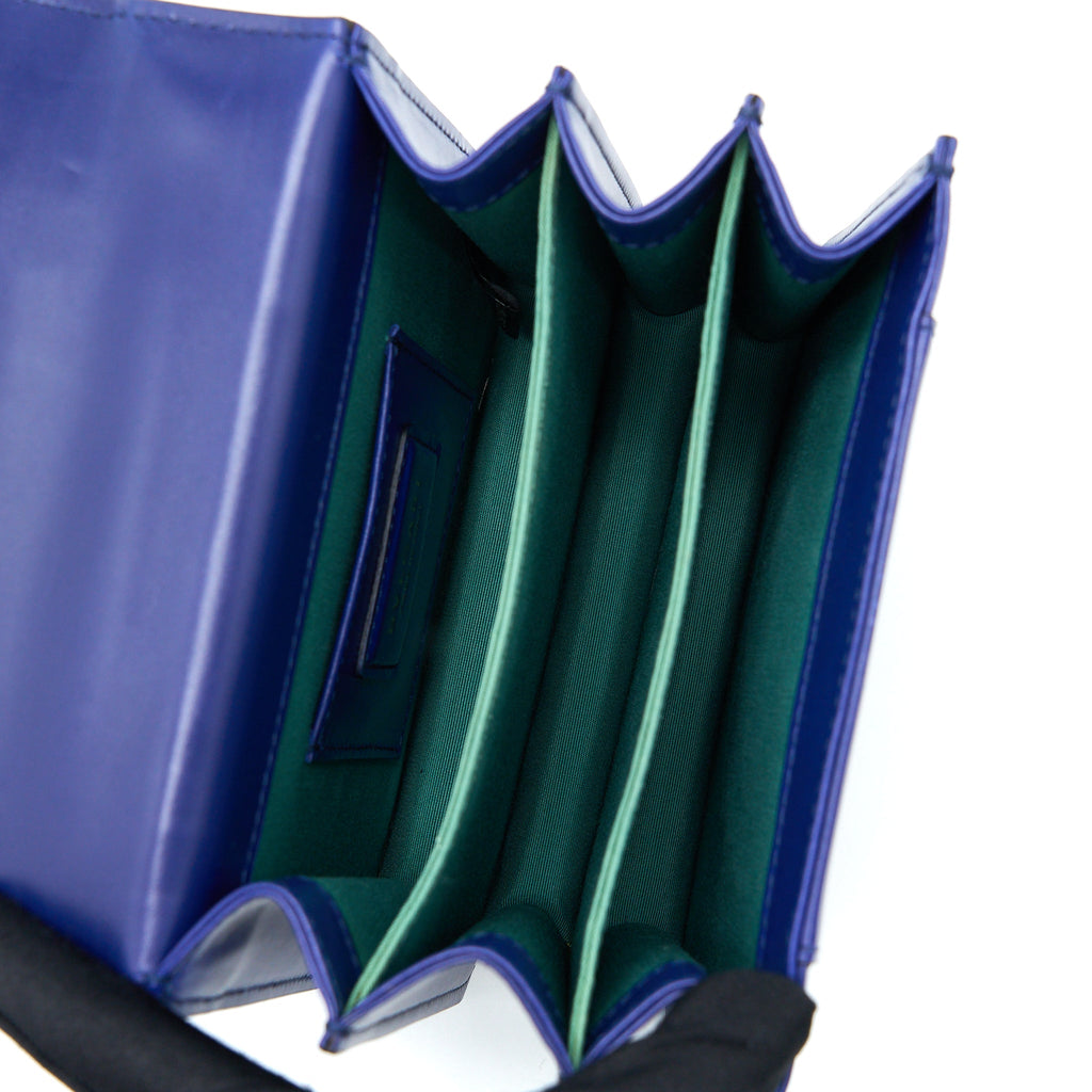BVLGARI SERPENTI FOREVER CROSSBODY BAG BLUE