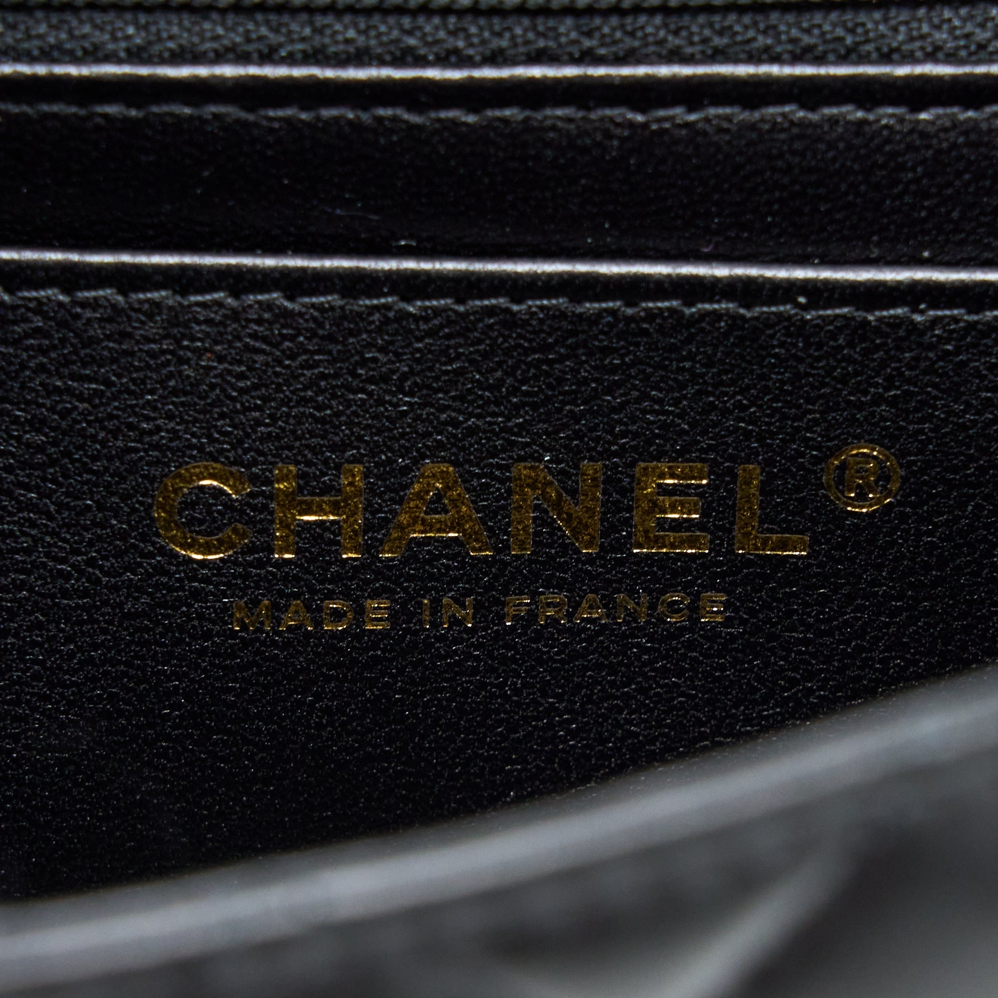 CHANEL TOP HANDLE MINI RECTANGULAR LAMBSKIN BLACK LGHW (MICROCHIP)