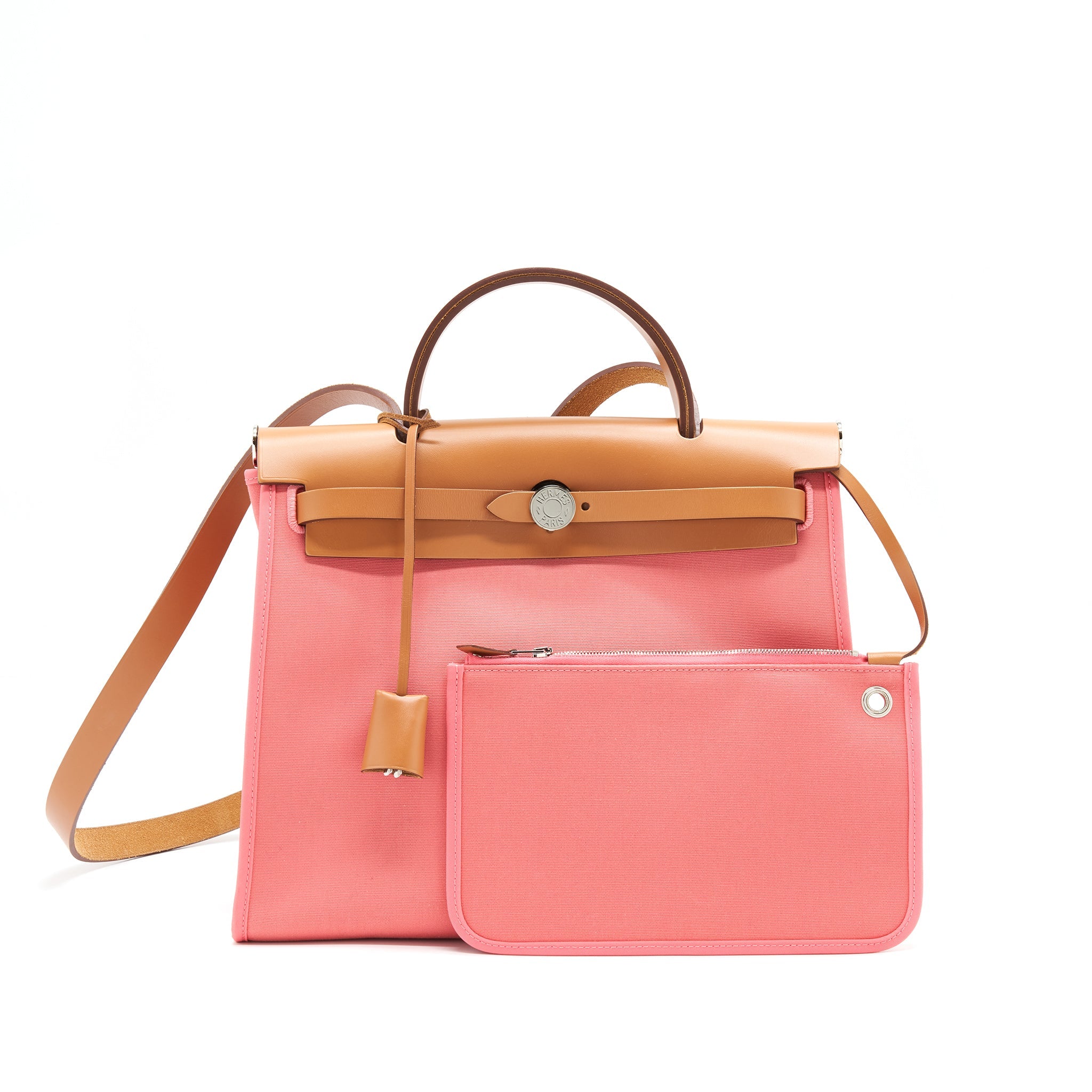 HERMES HERBAG ZIP 31 PINK SHW