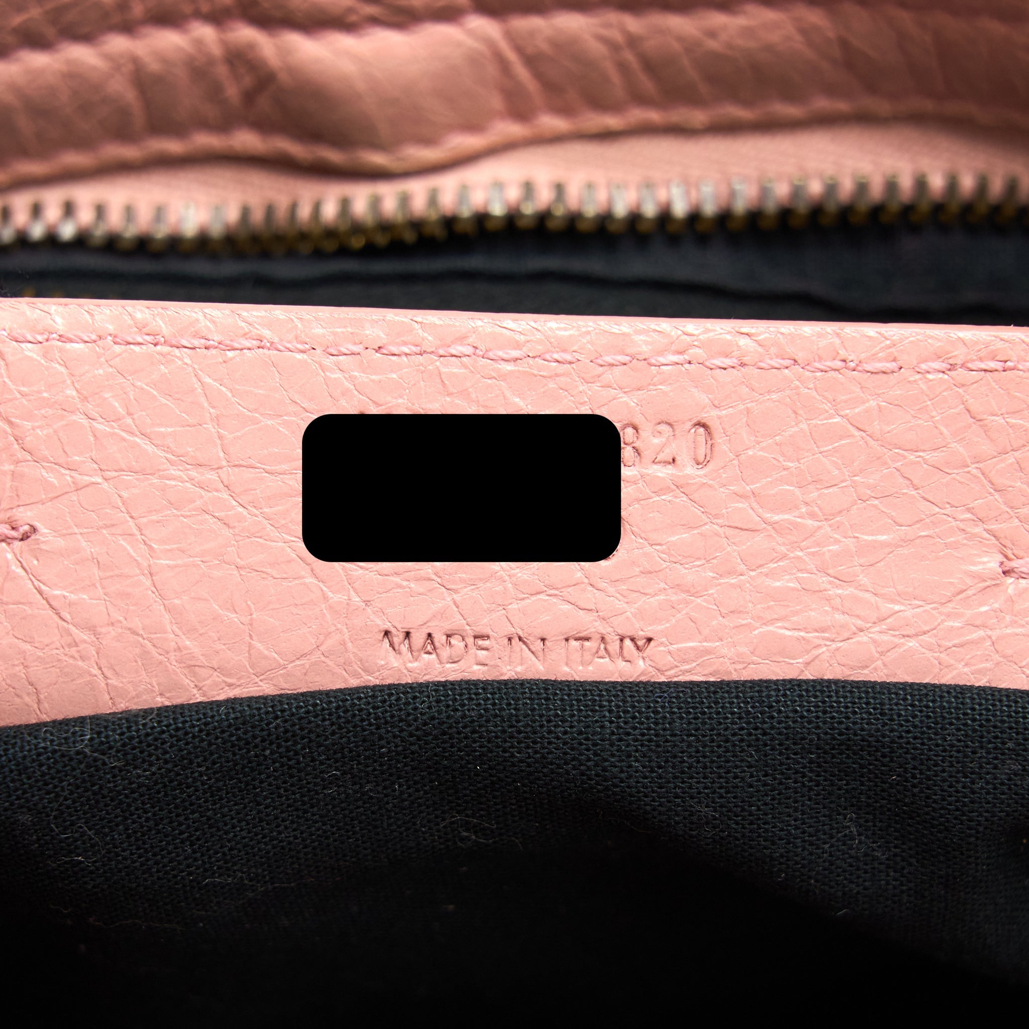 BALENCIAGA CLASSIC CITY BAG LEATHER PINK BLACK HARDWARE