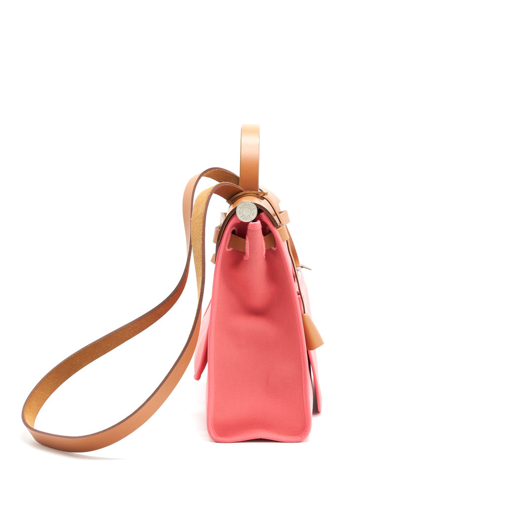 HERMES HERBAG ZIP 31 PINK SHW