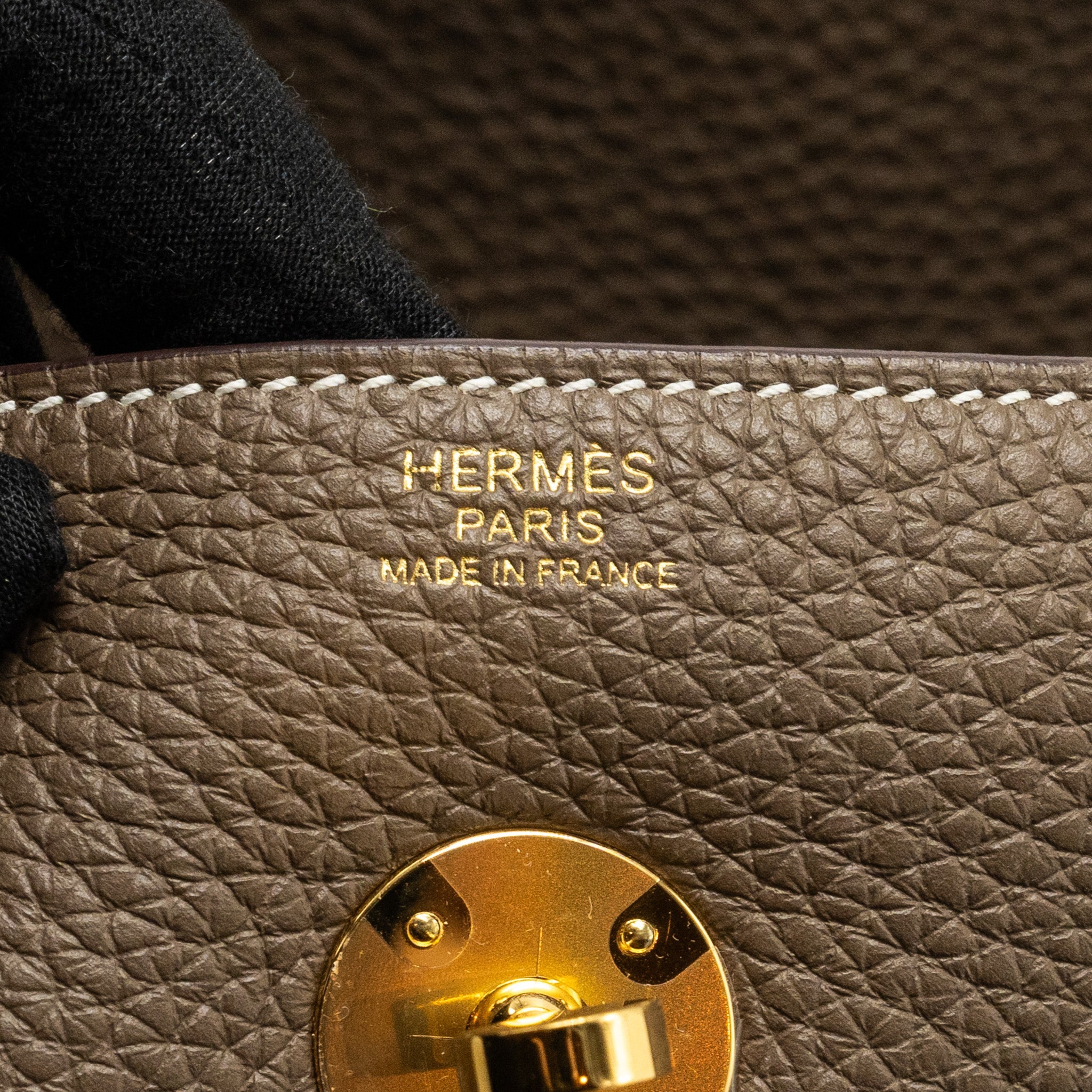 HERMES LINDY 30 CLEMENCE ETOUPE GHW