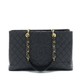 CHANEL GRAND SHOPPING TOTE CAVIAR GHW