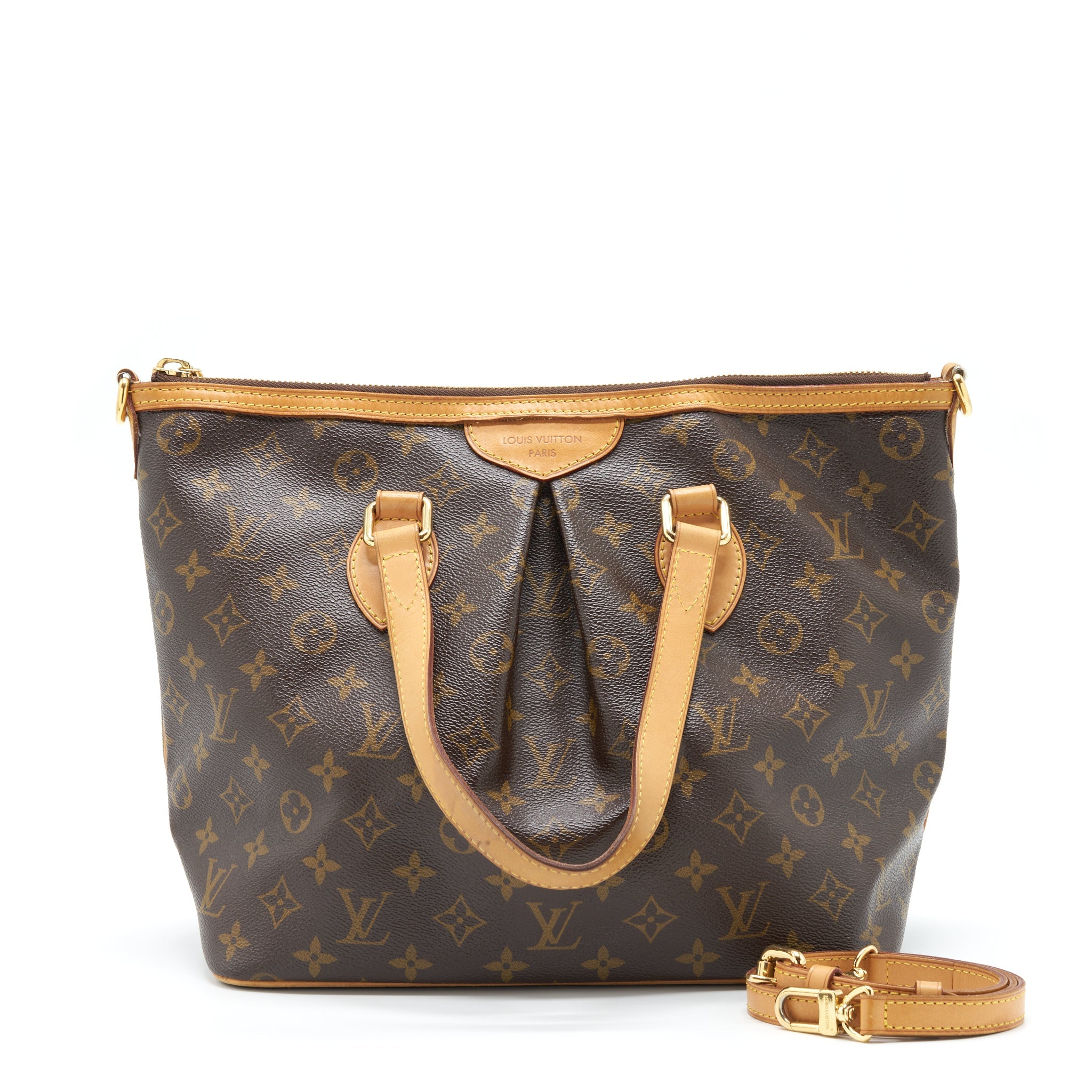 LOUIS VUITTON PALERMO PM MONOGRAM CANVAS GHW