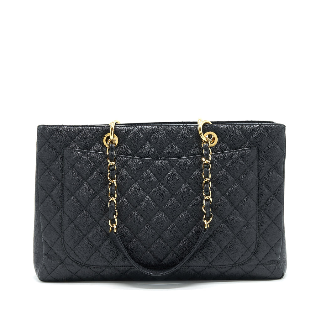 CHANEL GRAND SHOPPING TOTE CAVIAR GHW