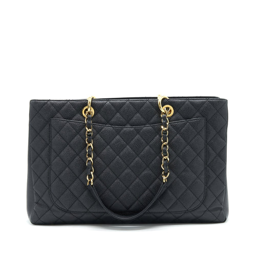 CHANEL GRAND SHOPPING TOTE CAVIAR GHW