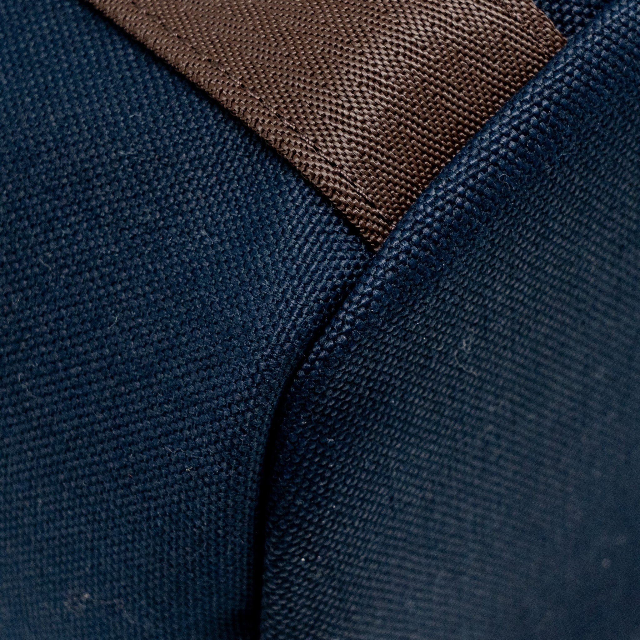 HERMES THE GROOMING BAG CANVAS BLEU NAVY/FEU SHW