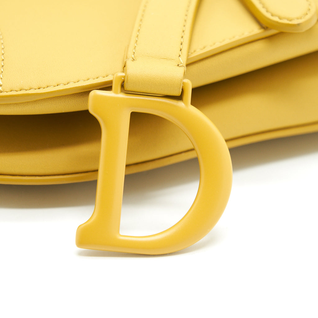 CHRISTIAN DIOR ULTRA-MATTE MINI SADDLE BAG CALFSKIN