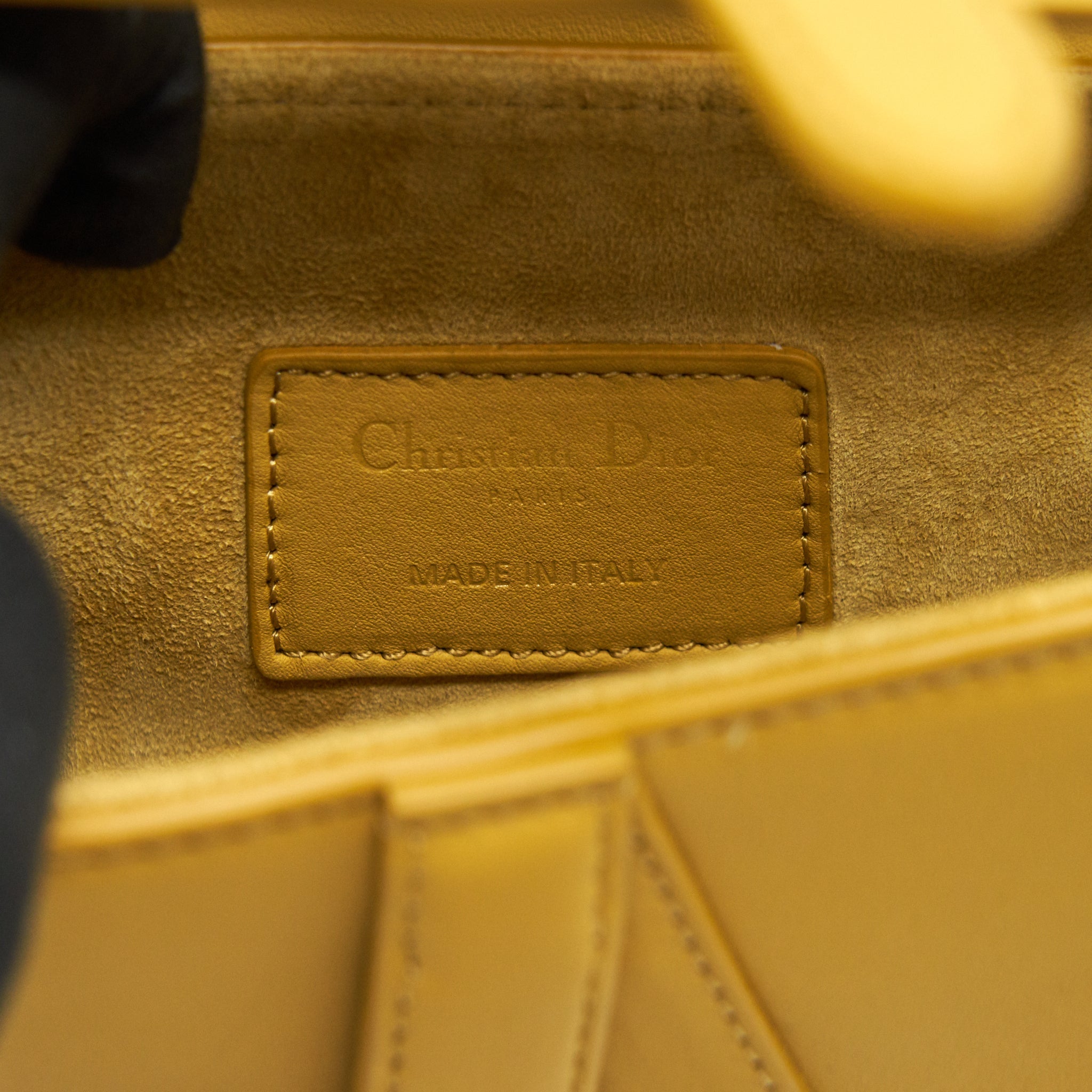 CHRISTIAN DIOR ULTRA-MATTE MINI SADDLE BAG CALFSKIN