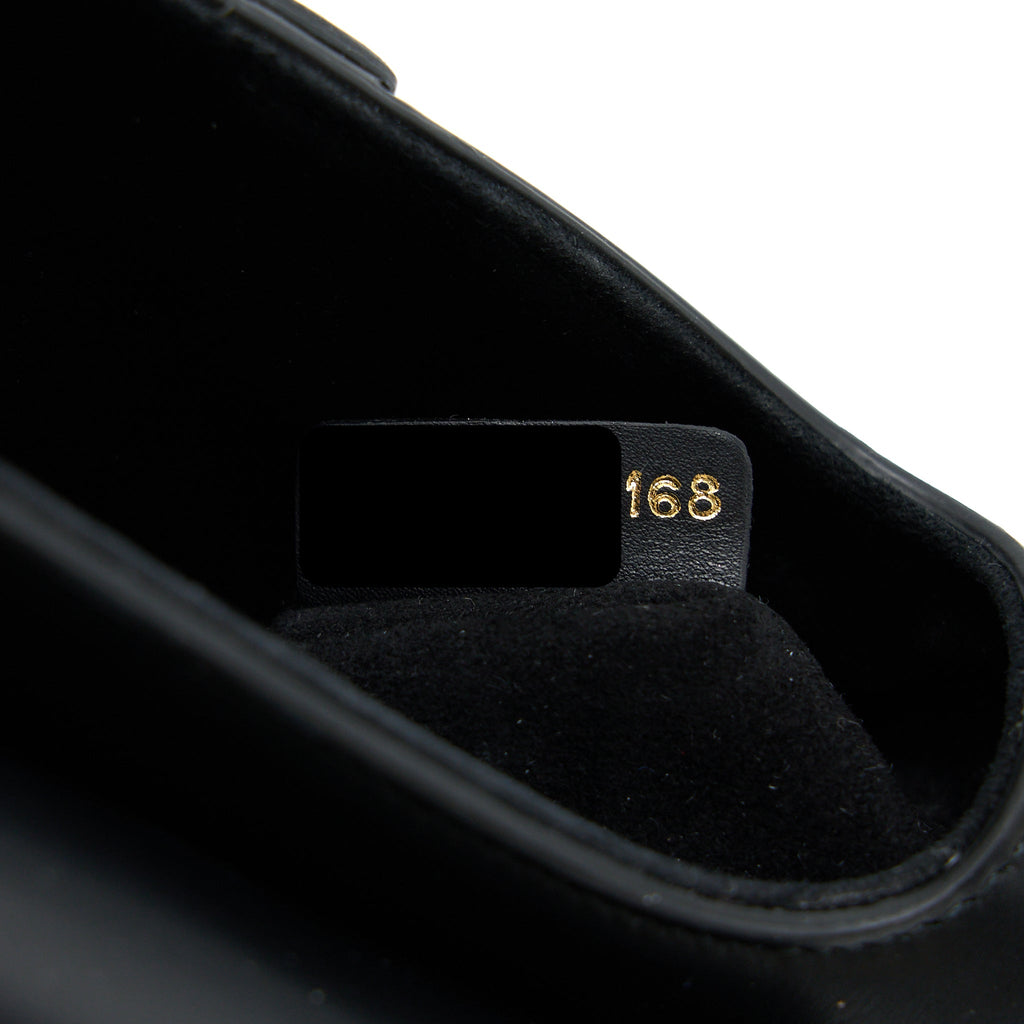 DIOR MINI SADDLE BAG CALFSKIN BLACK GHW