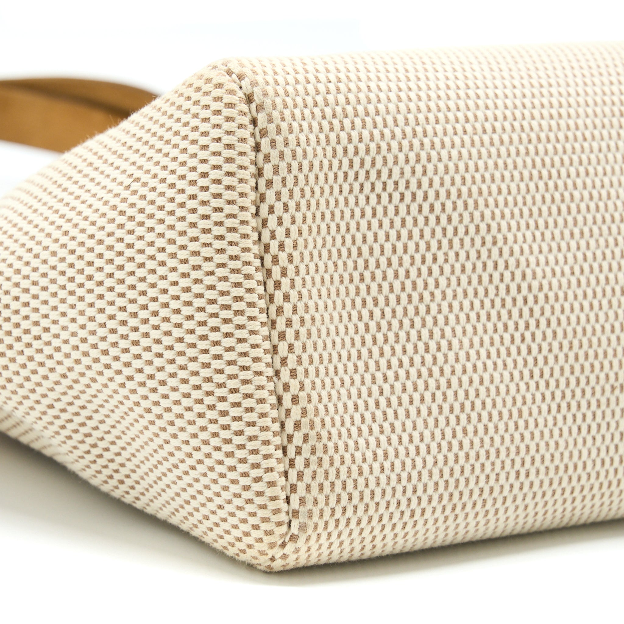 HERMES VINTAGE CLOTH TOTE WITH EXCHANGE POCKET SHW