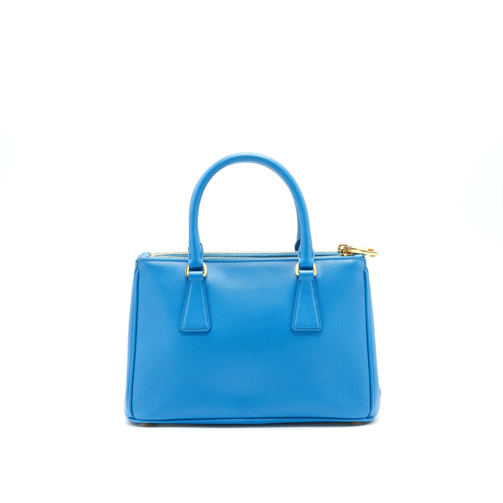 PRADA GALLERIA TOTE BAG LAKE BLUE