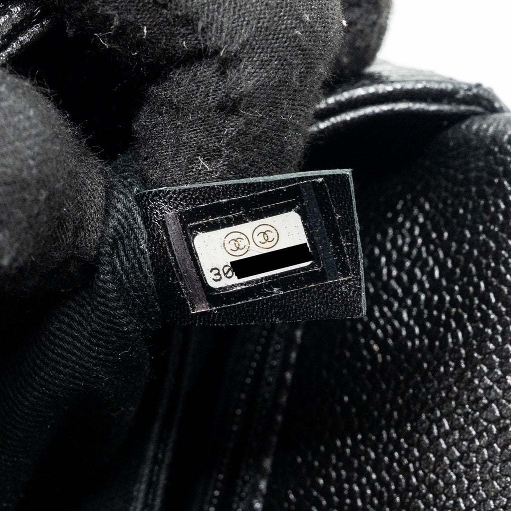 CHANEL SMALL COCO HANDLE CAVIAR SO BLACK / BLACK HARDWARE