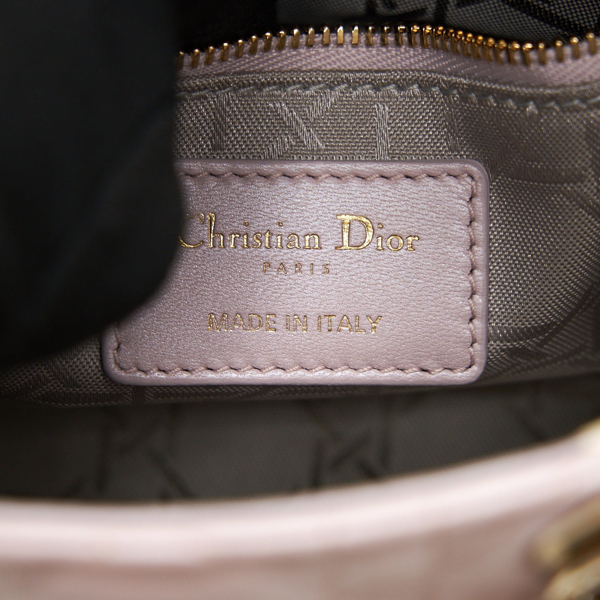 CHRISTIAN DIOR MINI DIOR LAMBSKIN PINK GHW