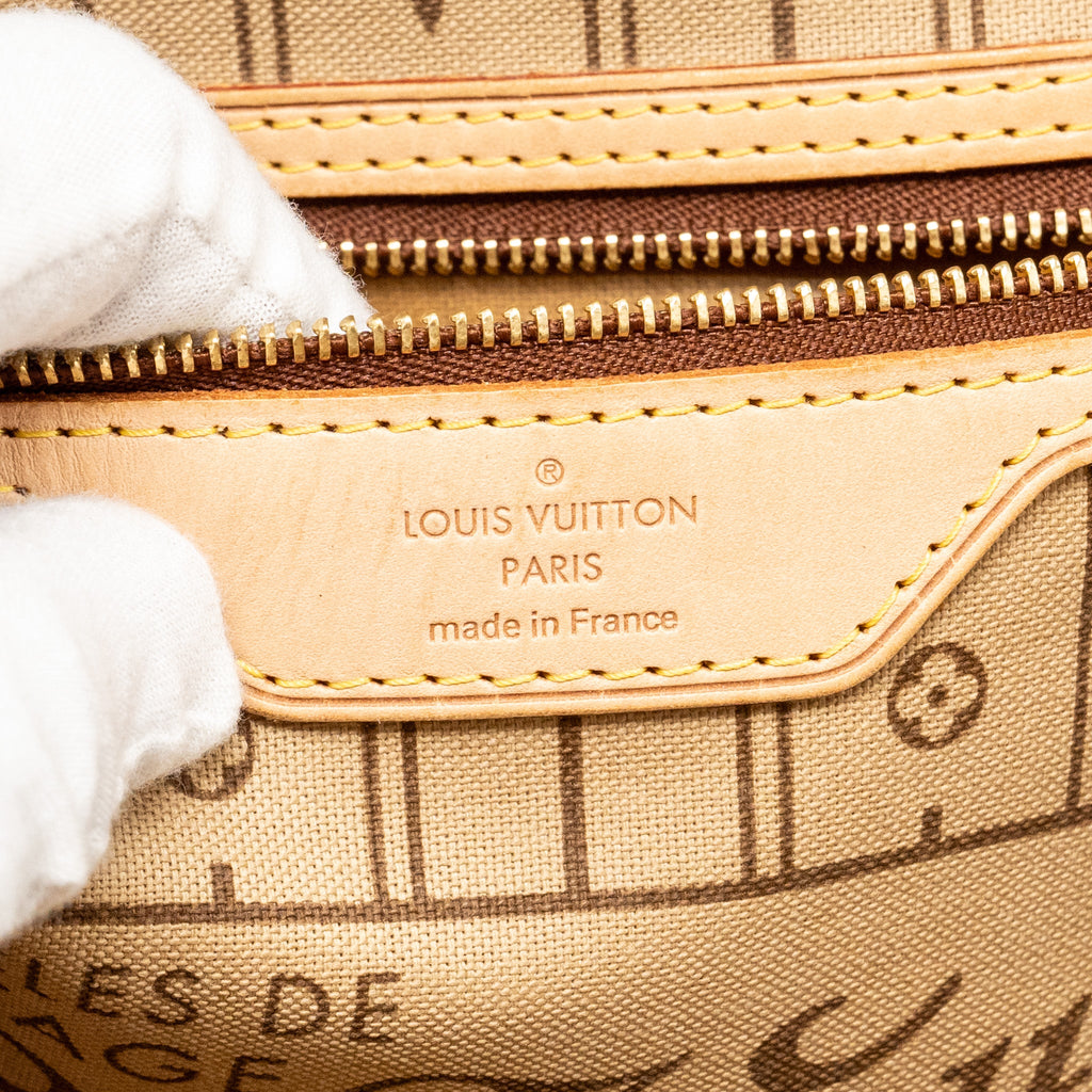 LOUIS VUITTON NEVERFULL MM MONOGRAM CANVAS GHW