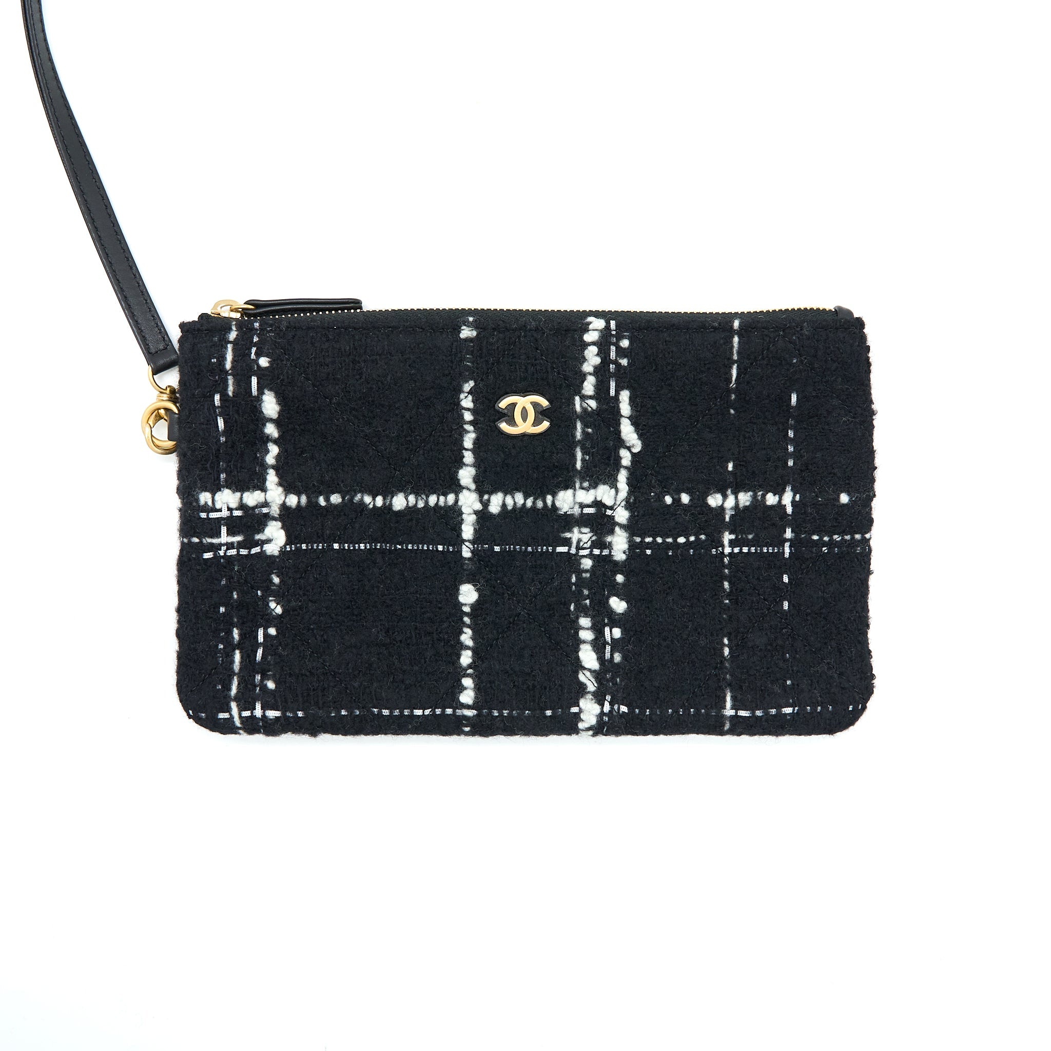 CHANEL MEDIUM 22 BAG TWEED MULTICOLOUR GHW(MICROCHIP)