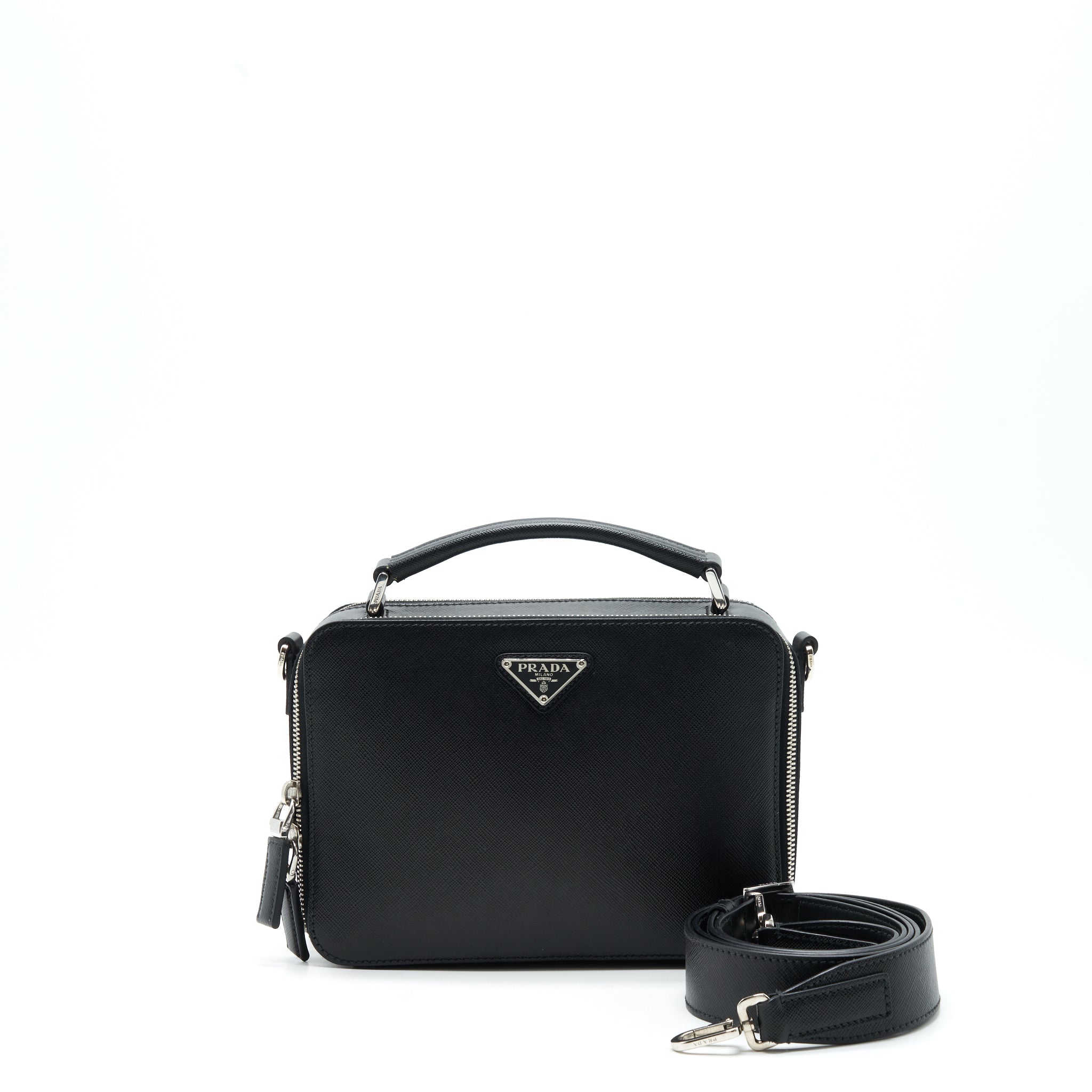 PRADA CROSSBODY CAMERA BAG BLACK SHW