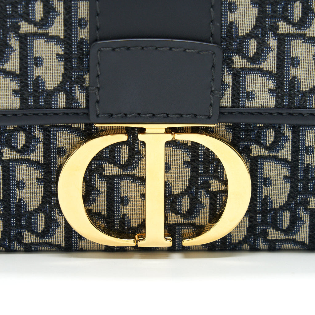 CHRISTIAN DIOR 30 MONTAIGNE MINI BOX BAG OBLIQUE CANVAS