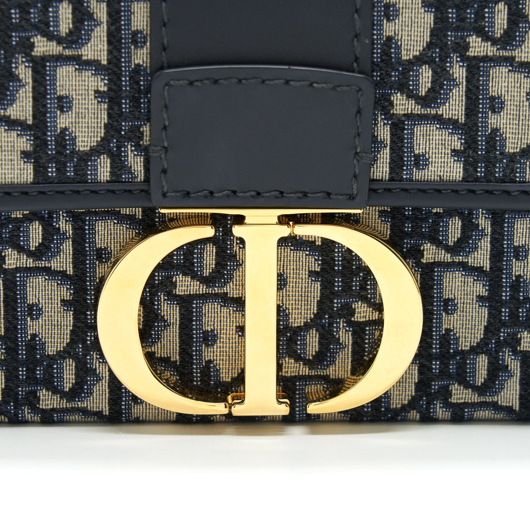 CHRISTIAN DIOR 30 MONTAIGNE MINI BOX BAG OBLIQUE CANVAS