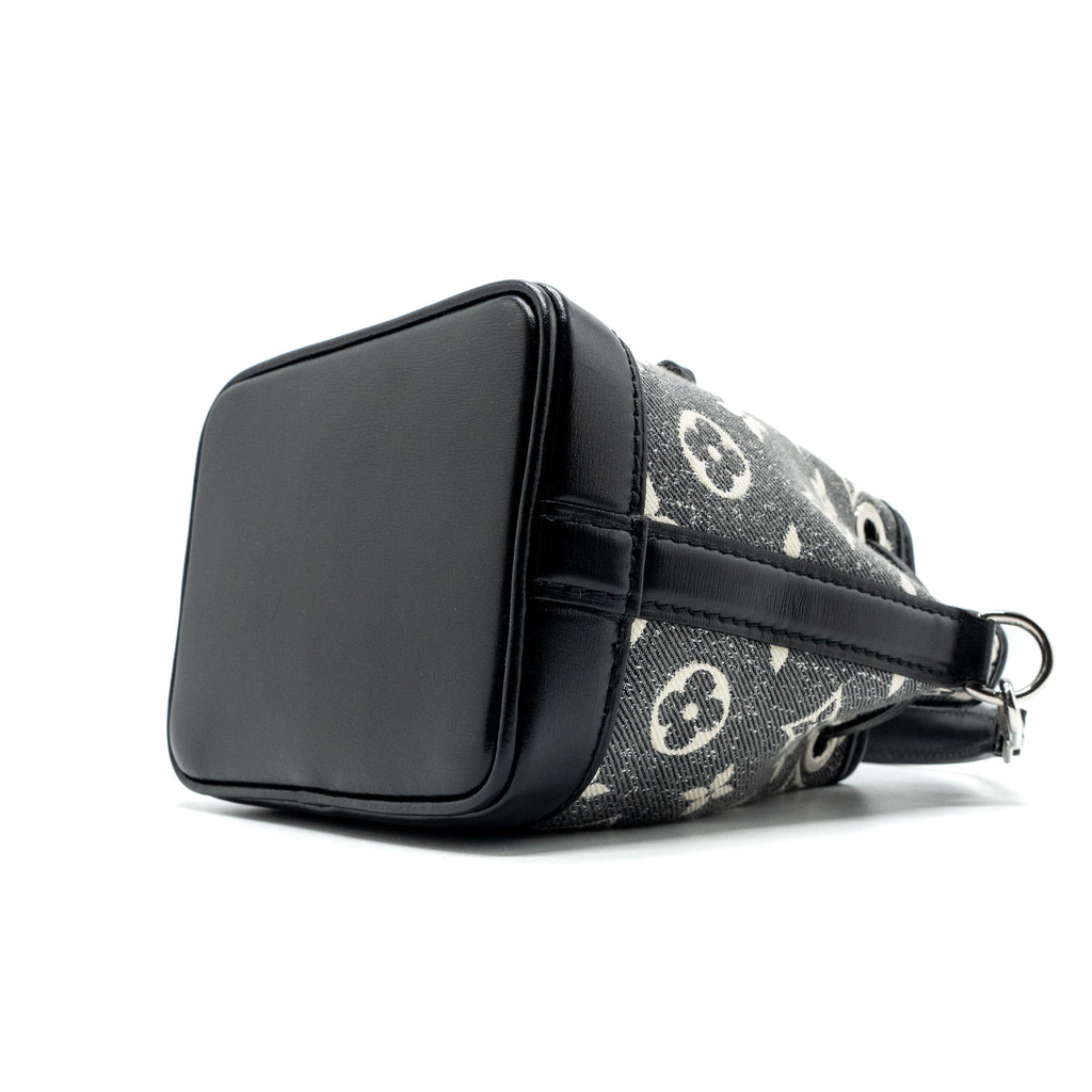 LOUIS VUITTON NANO NOE JACQUARD DENIM BLACK MULTICOLOUR SHW (NEW VERSION)