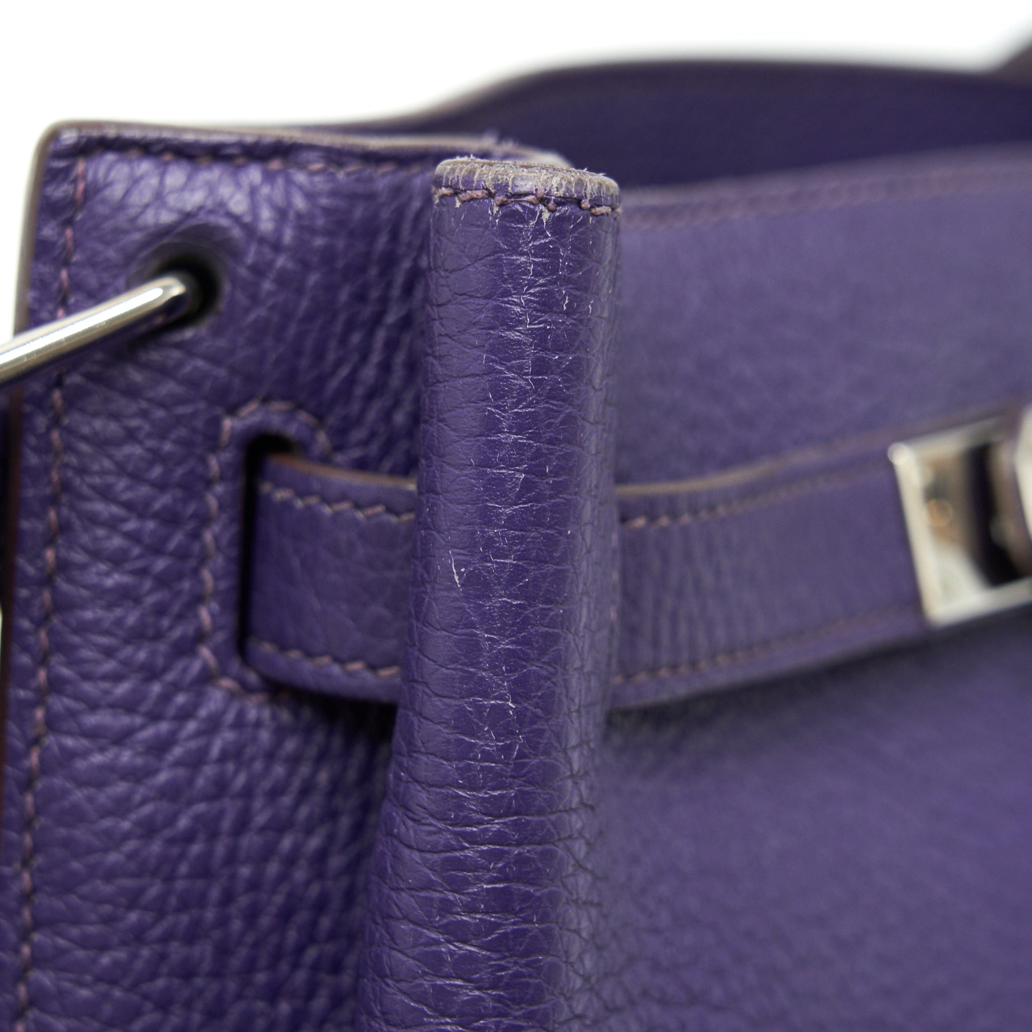 HERMES SO KELLY 22 PURPLE SHW