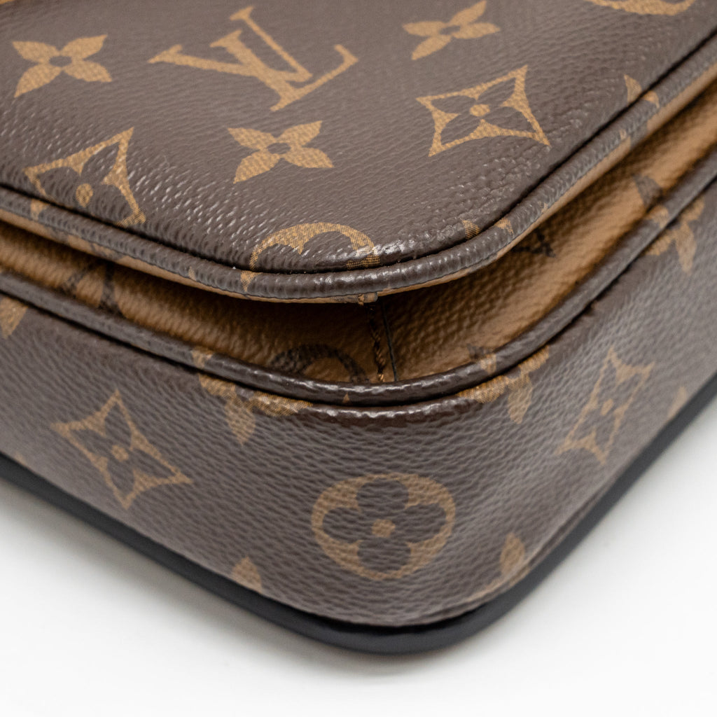LOUIS VUITTON POCHETTE METIS MONOGRAM REVERSE CANVAS GHW