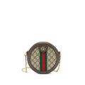 GUCCI MINI OPHIDIA GG ROUND CROSSBODY BAG