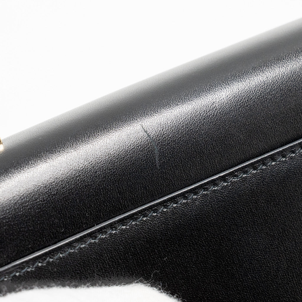 HERMES MINI VERROU BOX BLACK GHW
