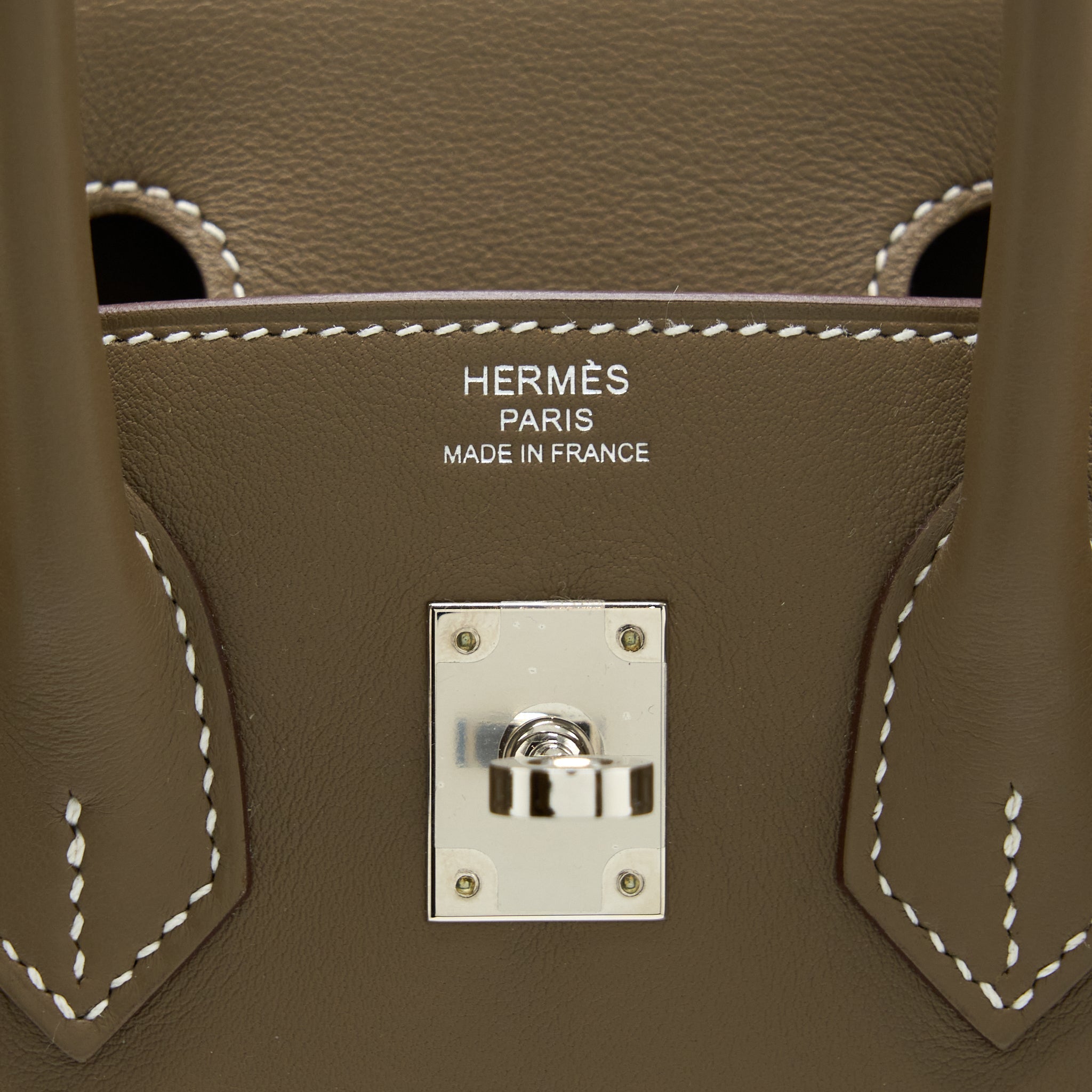 HERMES BIRKIN 25 SWIFT ETOUPE SHW