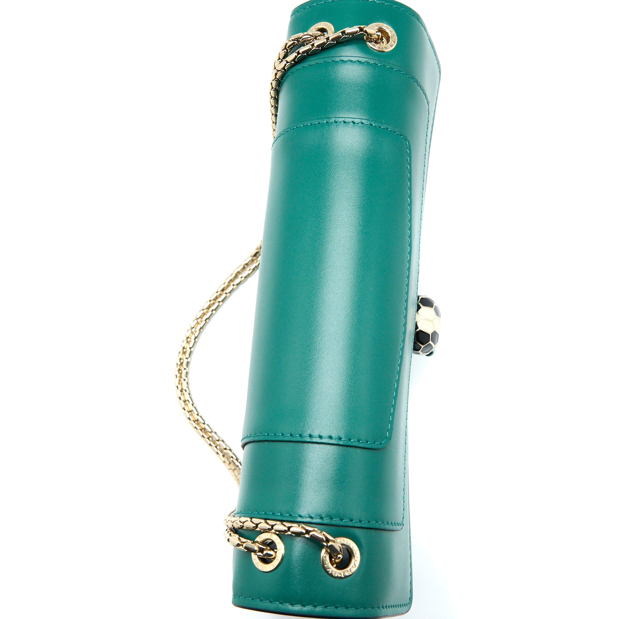 BVLGARI SERPENTI FOREVER SHOULDER BAG CALFSKIN GREEN LGHW