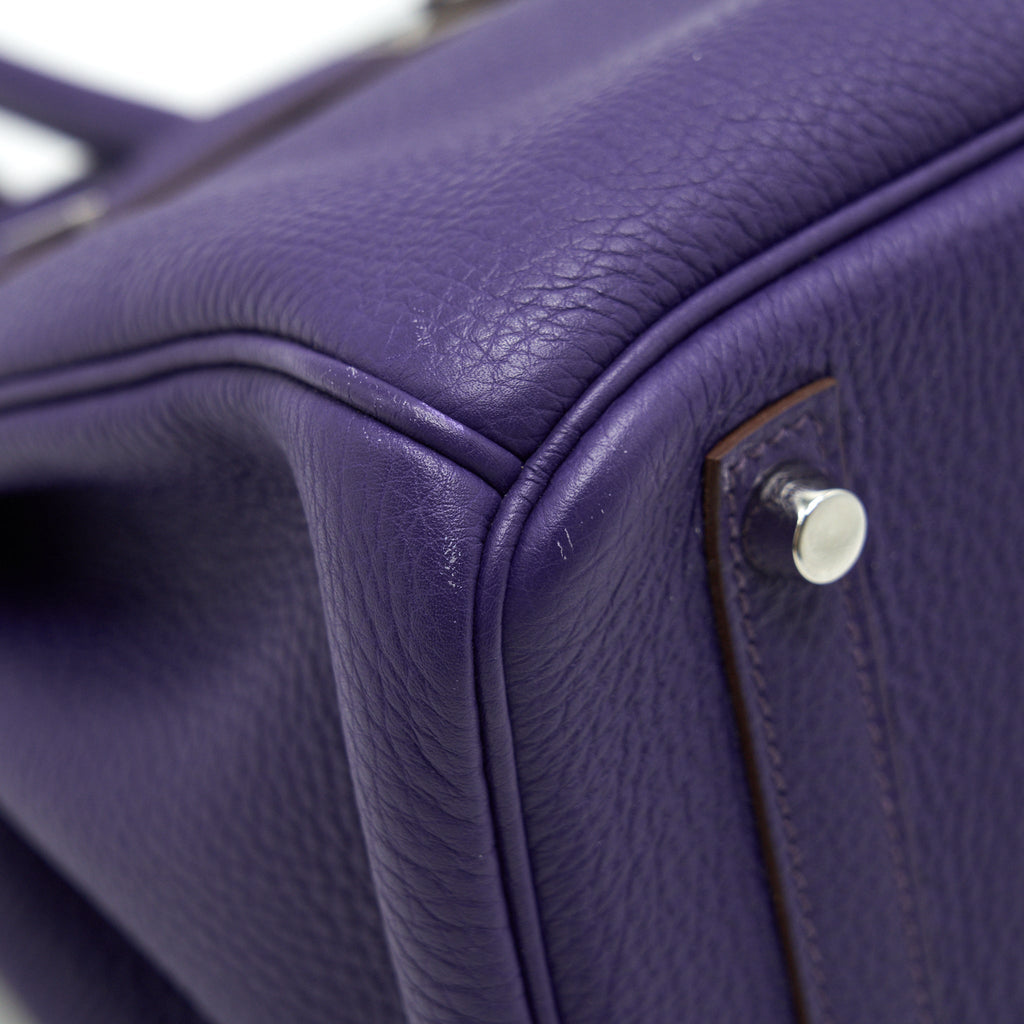 HERMES BIRKIN 30 PURPLE SHW
