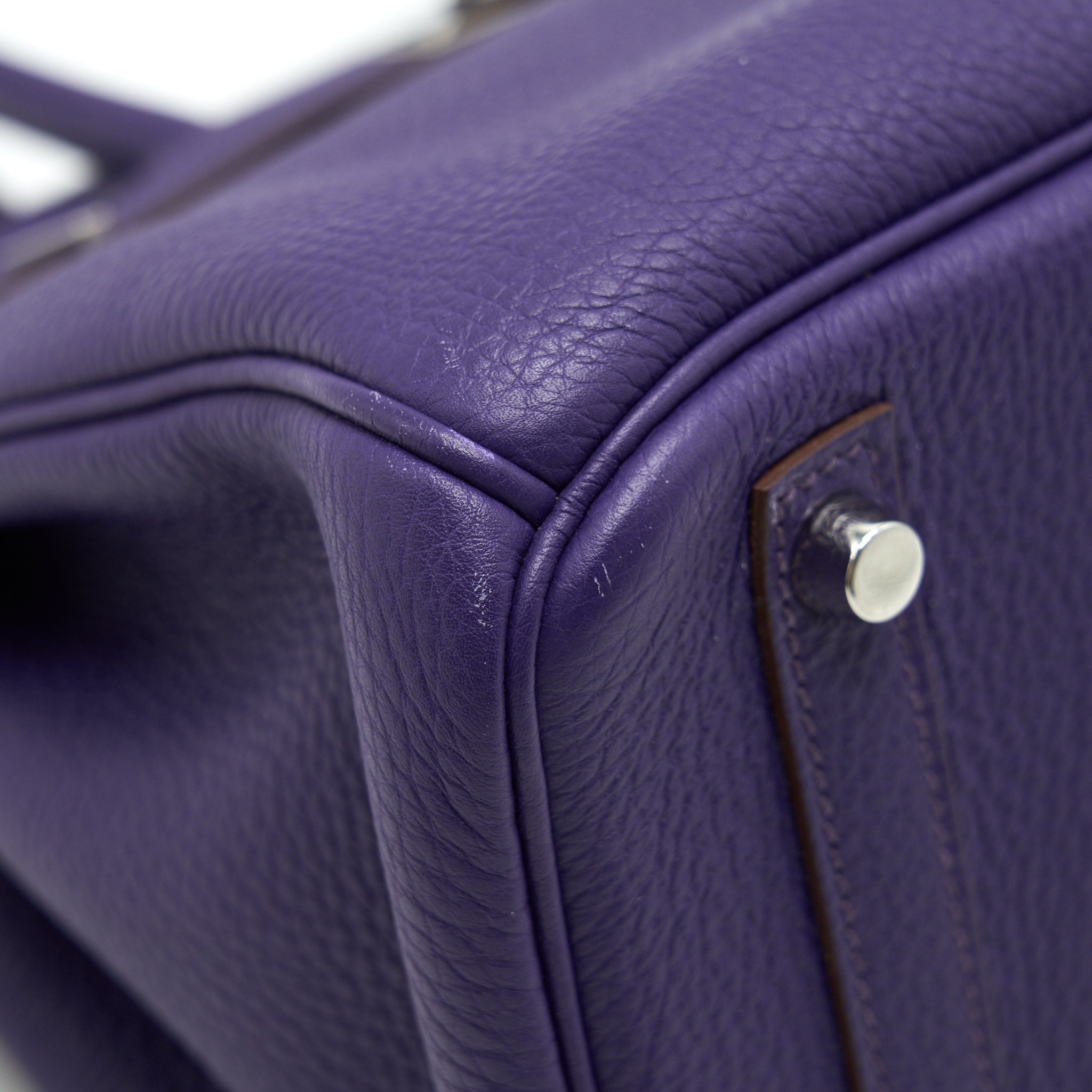 HERMES BIRKIN 30 PURPLE SHW