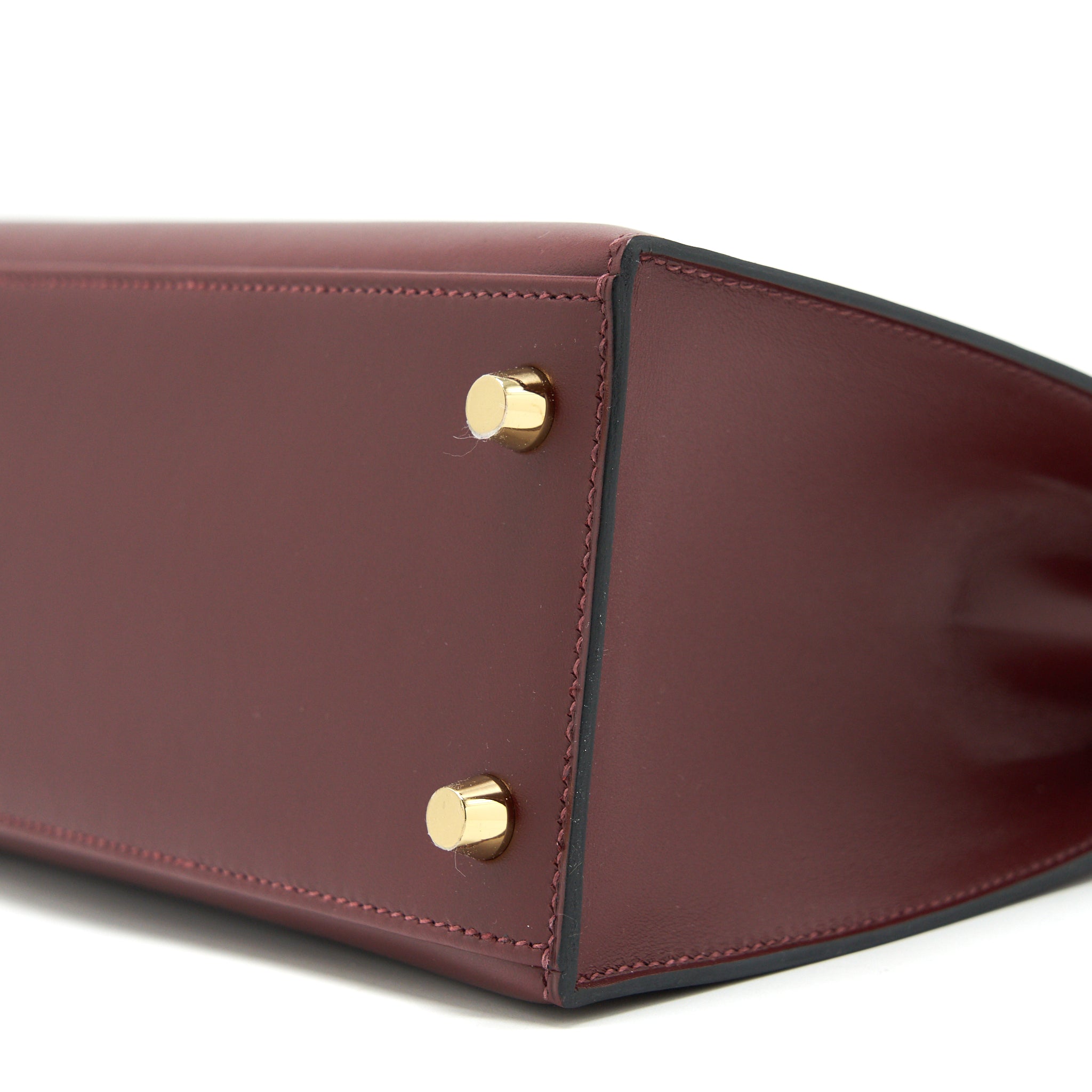 HERMES KELLY 25 SPECIAL ORDER SOMBRERO ROUGE H BRUSHED GHW