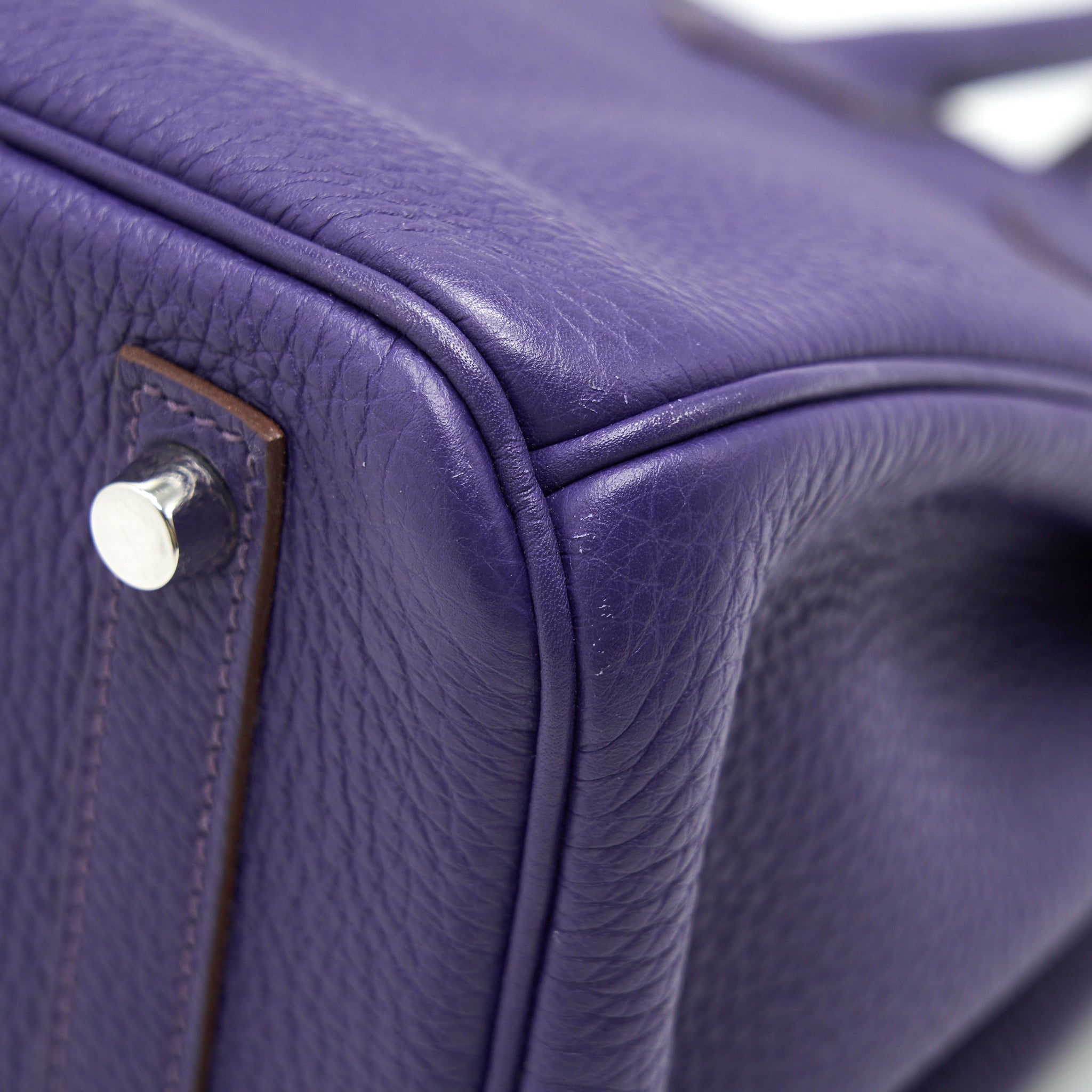 HERMES BIRKIN 30 PURPLE SHW
