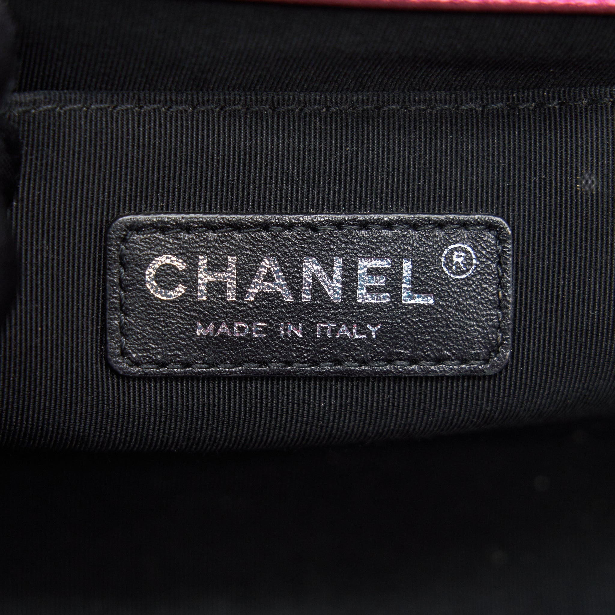 CHANEL MEDIUM LEBOY BAG METALLIC PINK SHW