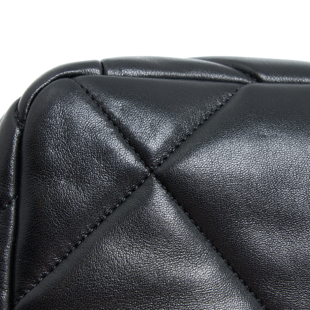 CHANEL MEDIUM 19 BAG LAMBSKIN BLACK MULTICOLOUR HARDWARE