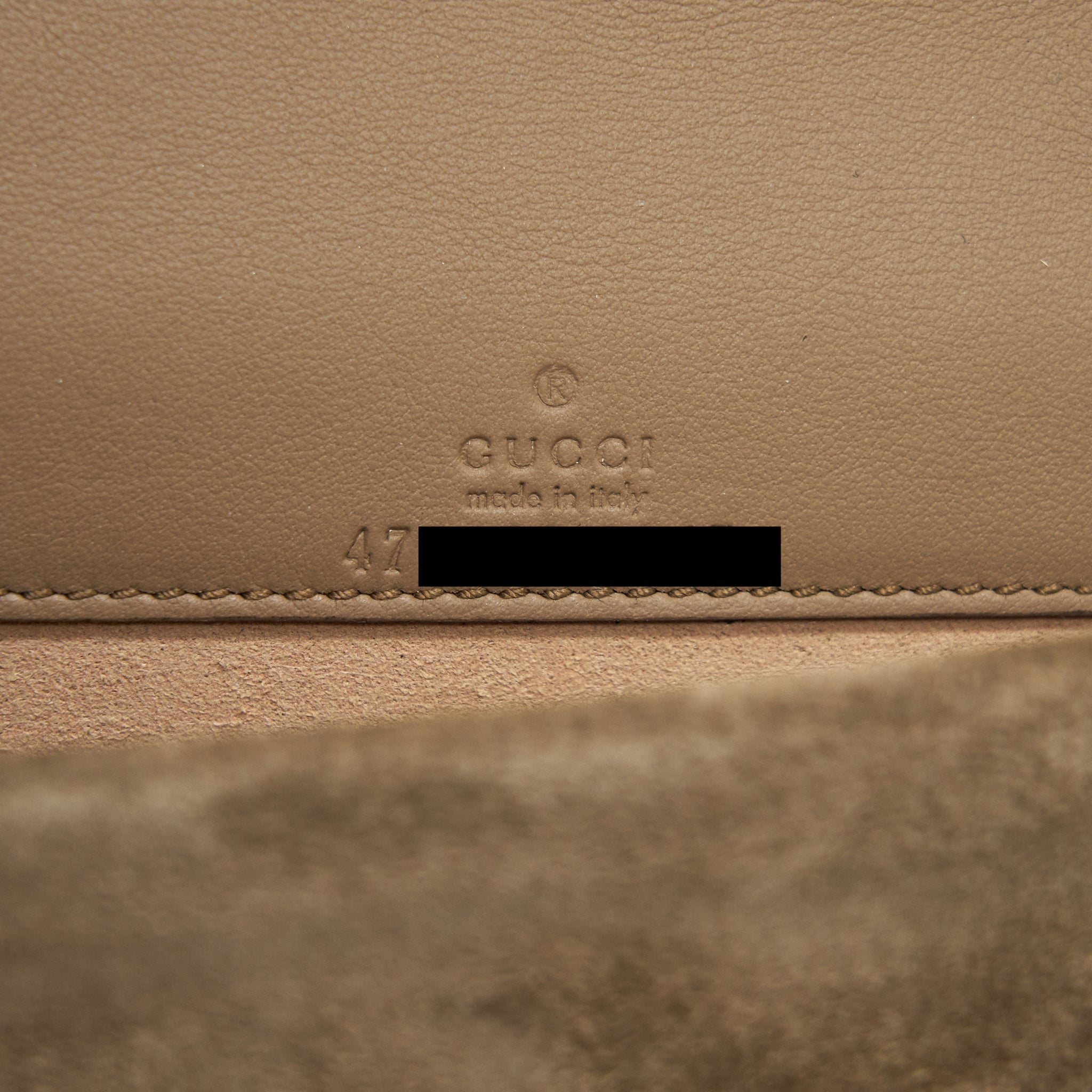 GUCCI DIONYSUS GG SUPREME SUPER MINI BAG BEIGE