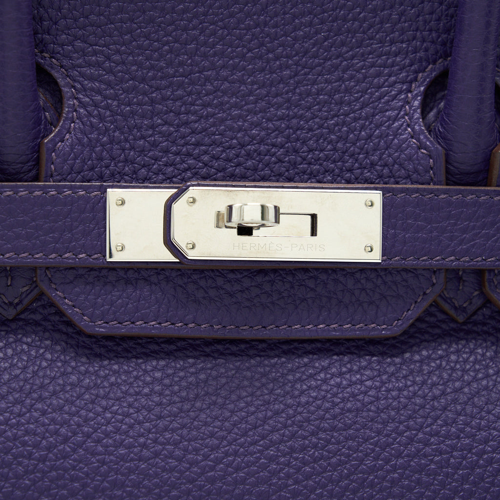 HERMES BIRKIN 30 PURPLE SHW