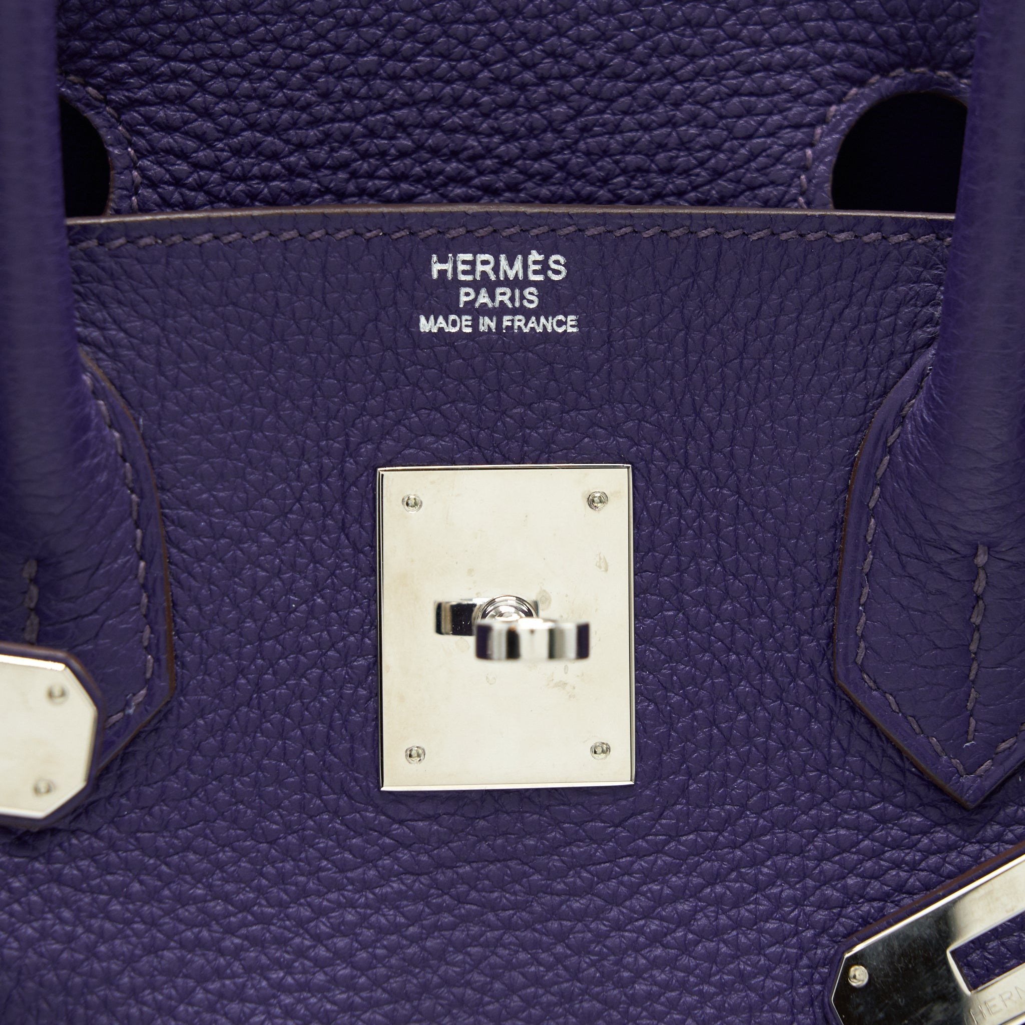HERMES BIRKIN 30 PURPLE SHW