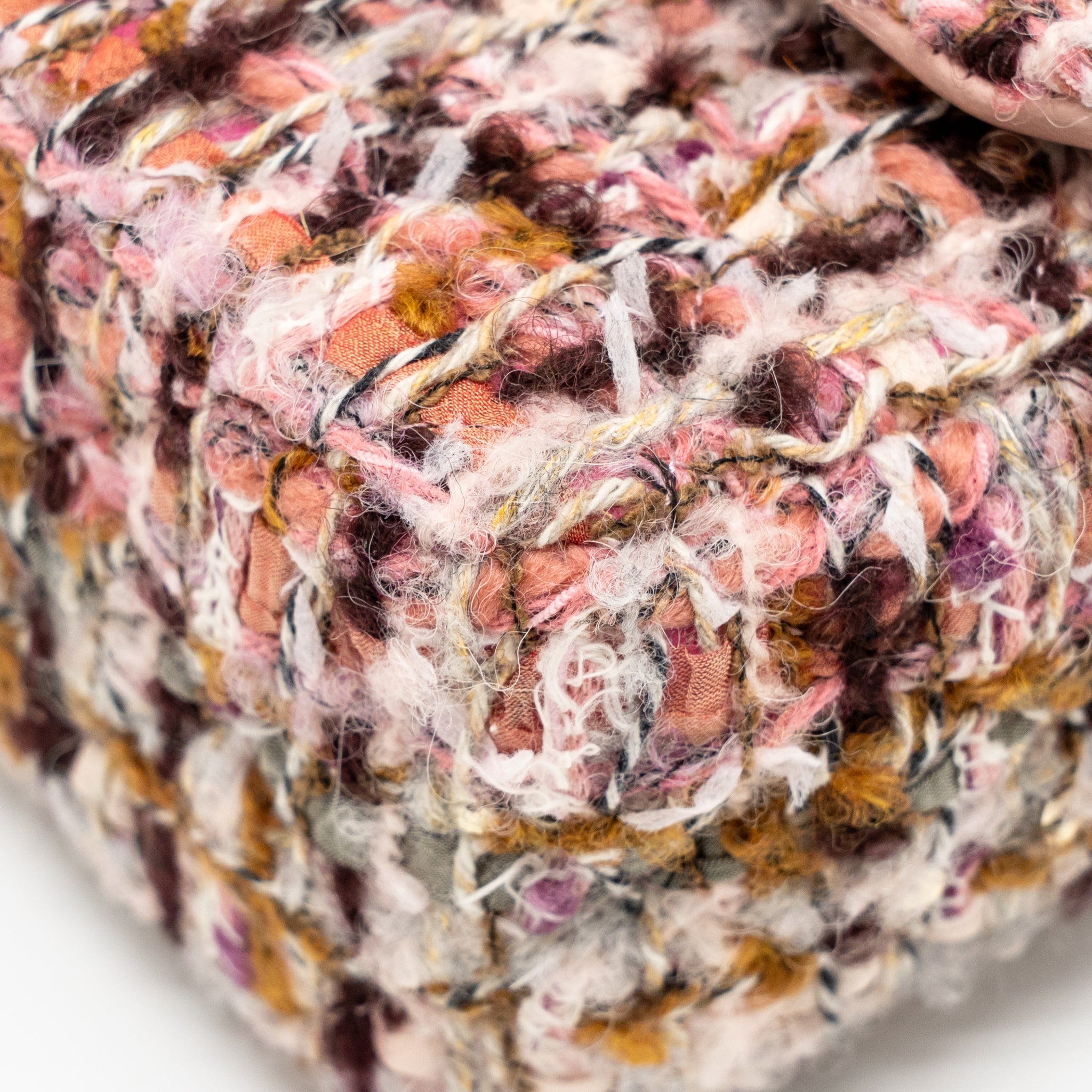 CHANEL 23K MINI RECTANGULAR FLAP BAG TWEED PINK / MULTICOLOUR LGHW (MICROCHIP)