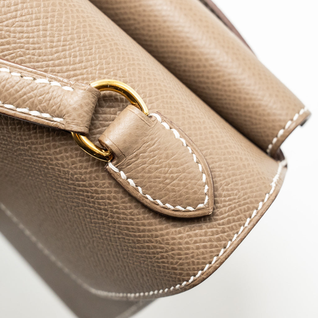 HERMES KELLY SELLIER EN DESORDRE 20 EPSOM ETOUPE GHW