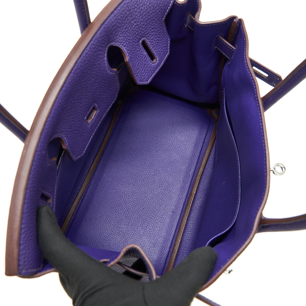 HERMES BIRKIN 30 PURPLE SHW