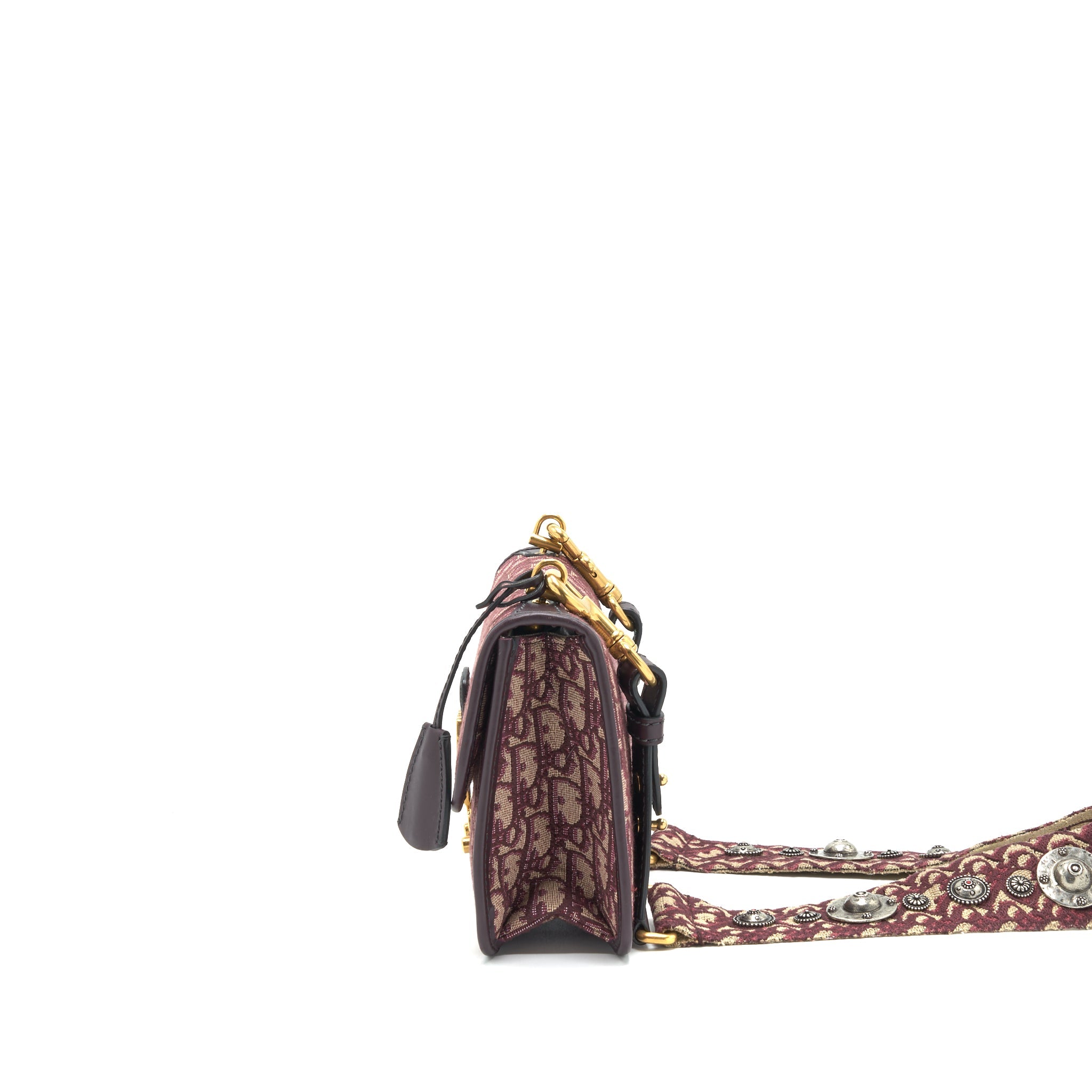 DIOR RED OBLIQUE DIOR ADDICT BAG