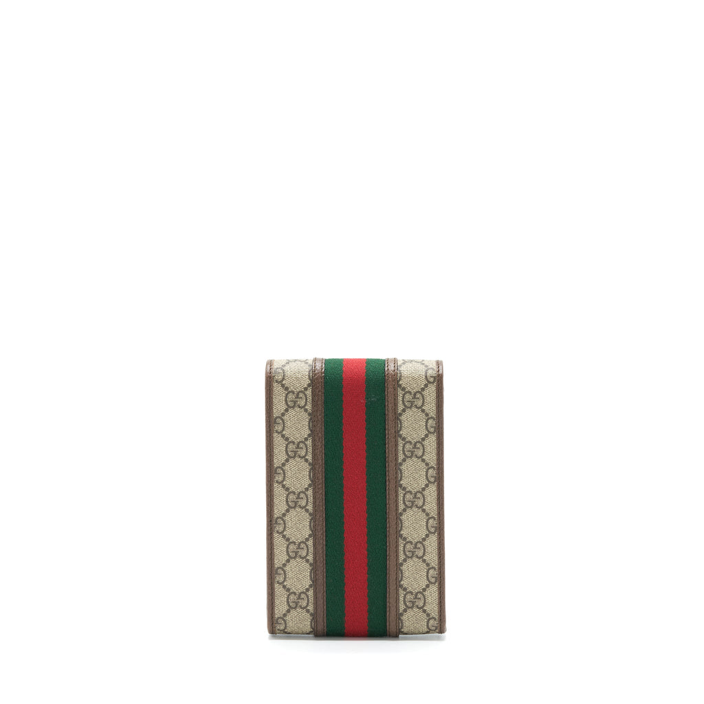 GUCCI OPHIDIA MINI BAG GG SUPREME CANVAS GHW