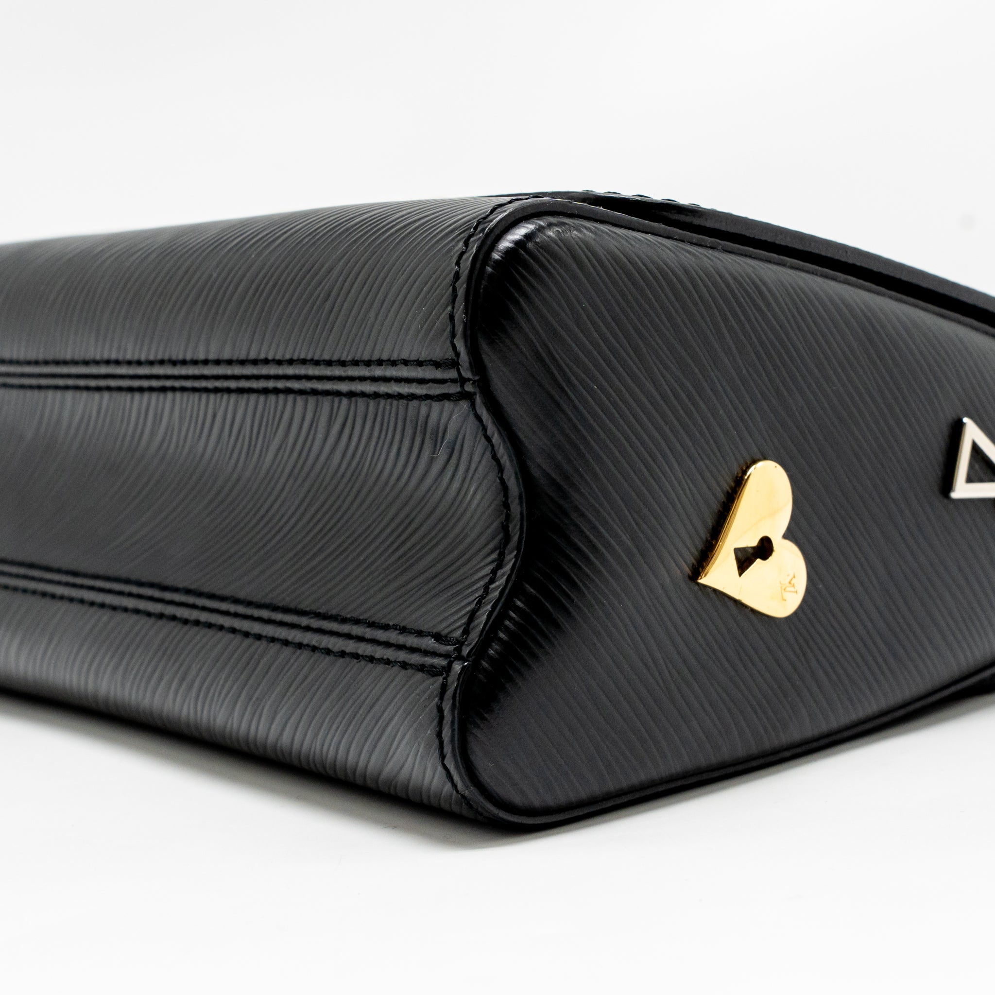 LOUIS VUITTON LOVE LOCK TWIST MM EPI BLACK MULTICOLOUR HARDWARE