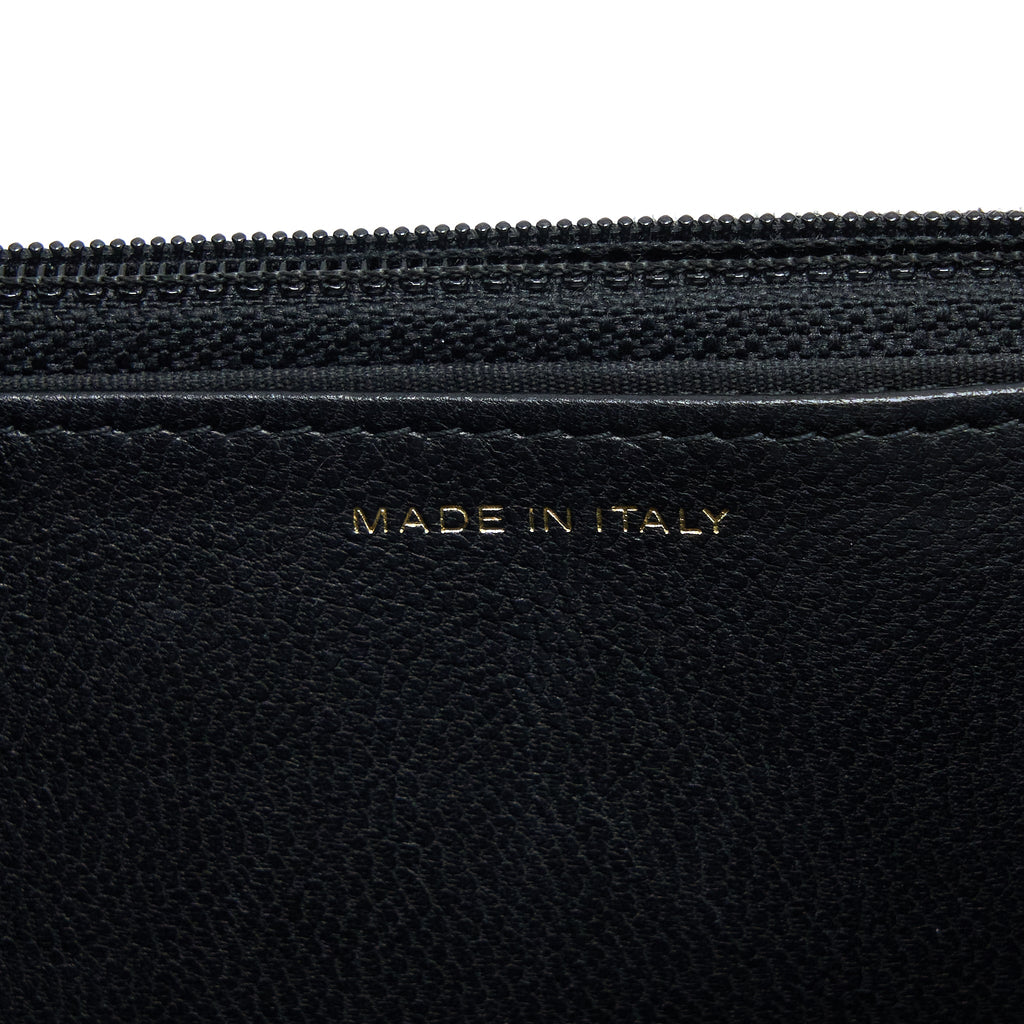 CHANEL 19 WALLET ON CHAIN LAMBSKIN BLACK MULTICOLOUR HARDWARE