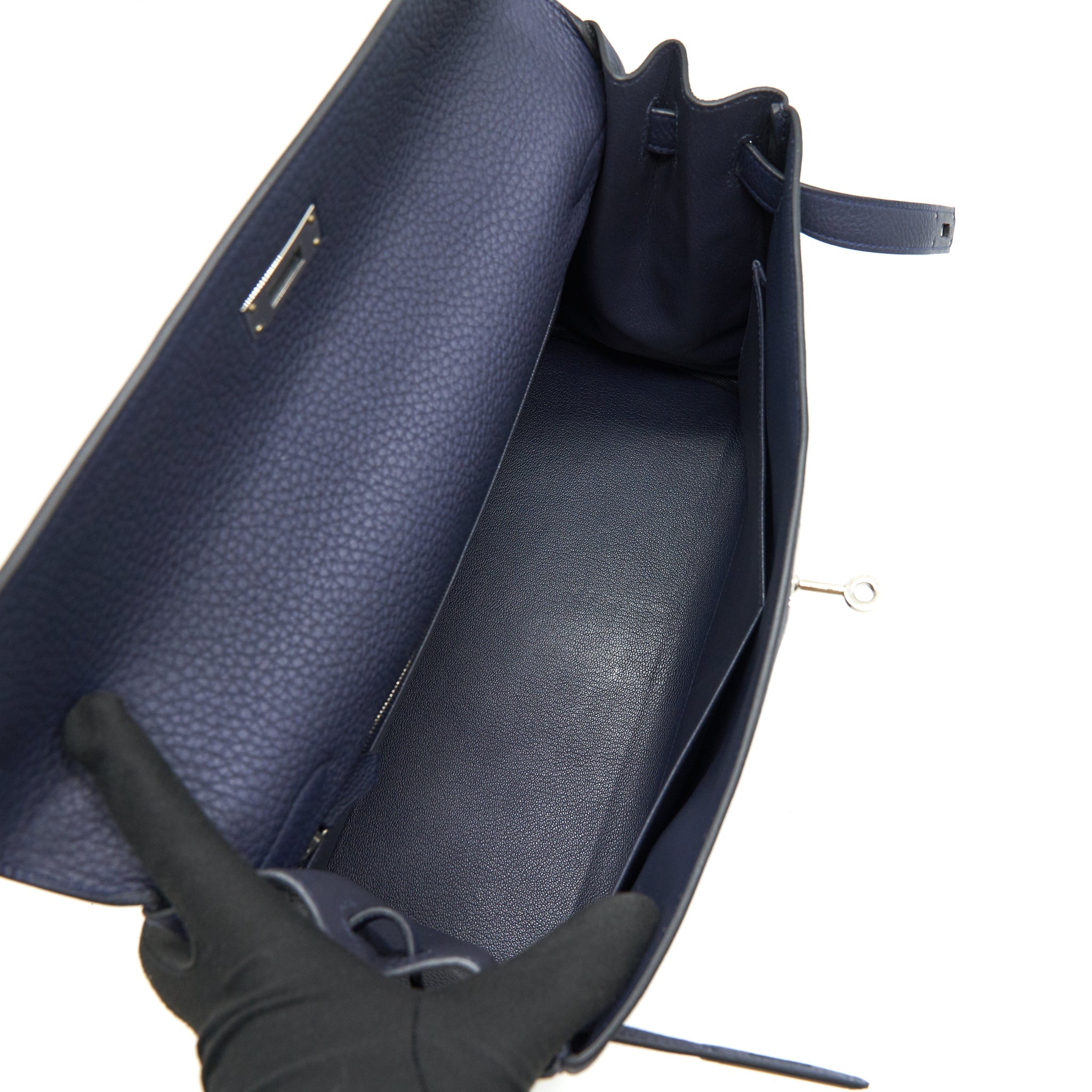 HERMES KELLY 35 BLEU NUIT SHW
