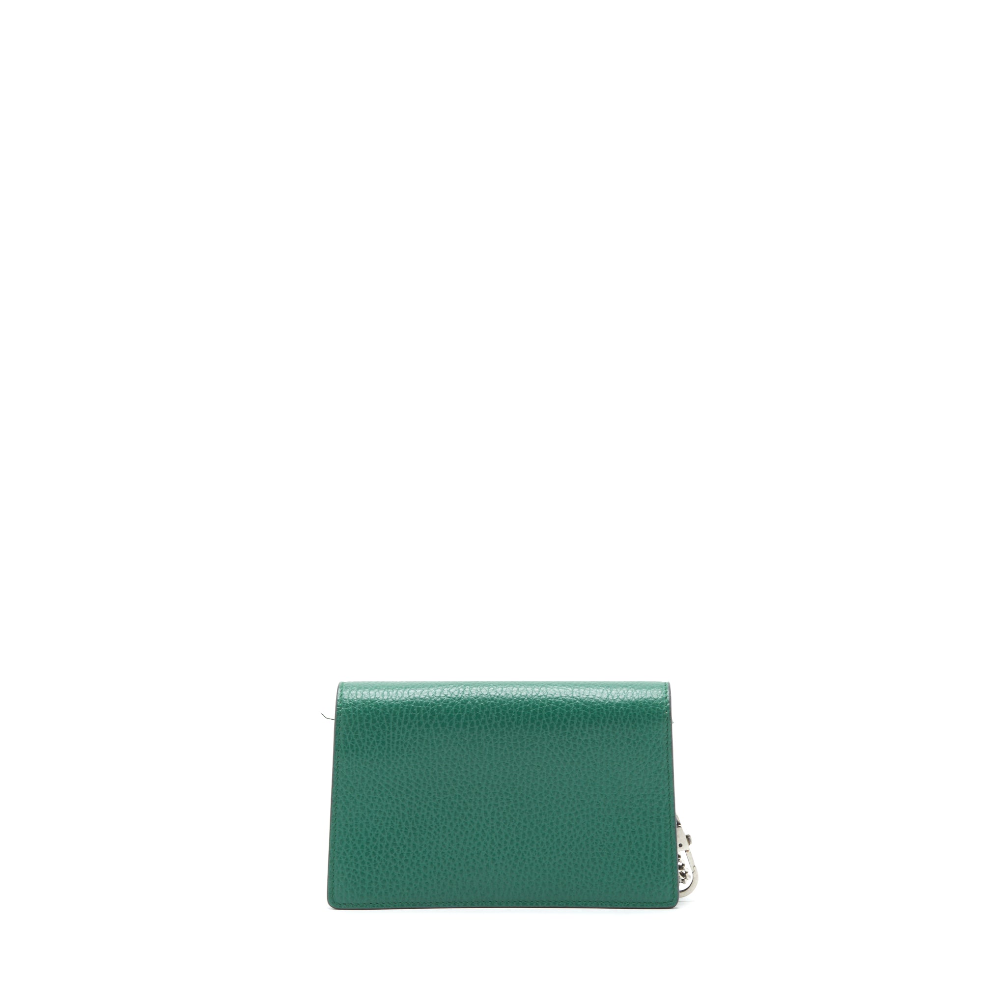 GUCCI SUPER MINI DIONYSUS GREEN GOLD AND SILVER HARDWARE