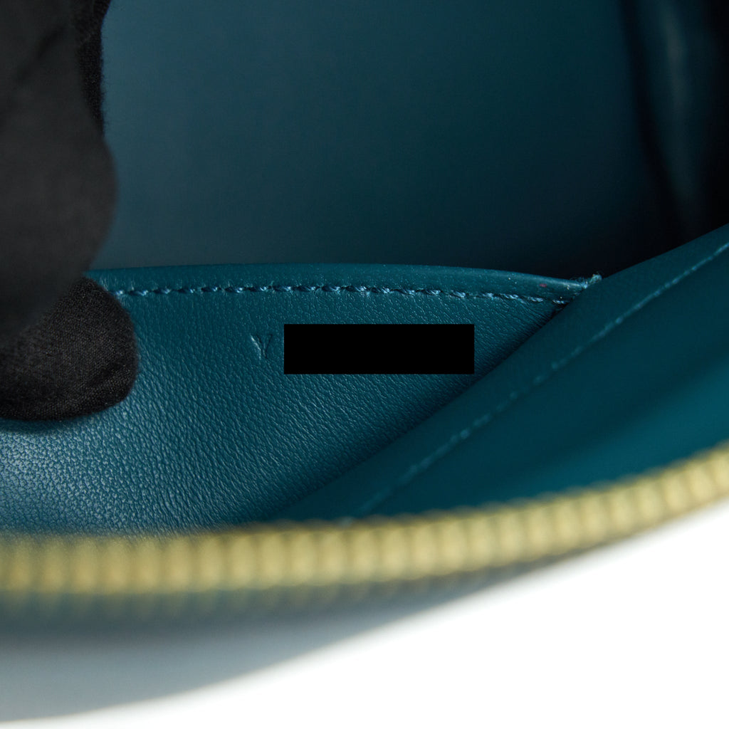 HERMES BOLIDE 27 VERT BOSPHORE EPSOM GHW