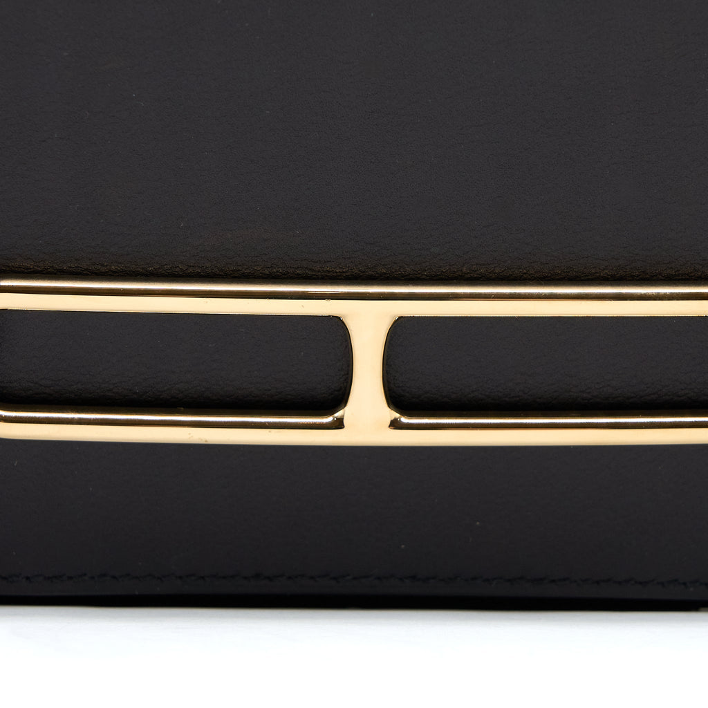 HERMES MINI ROULIS EVERGRAIN BLACK GHW